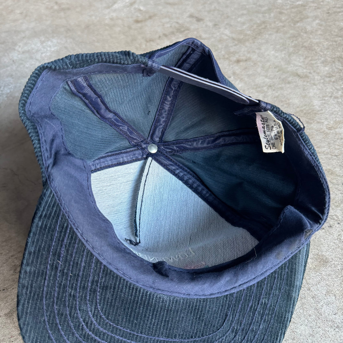 80s Lowenbrau Special Porsche Racing Team Navy Adjustable Snapback Hat