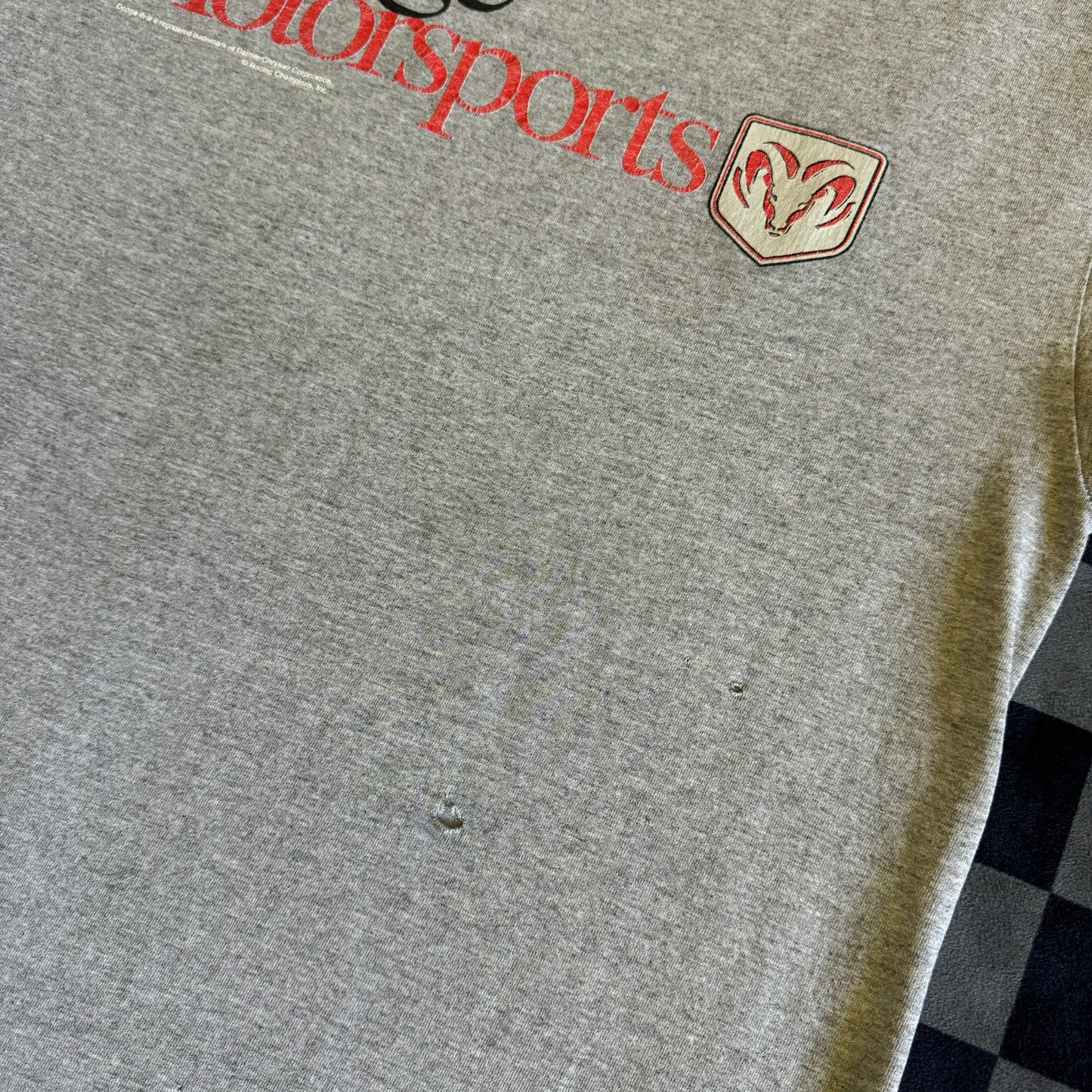 Dodge Motorsports Racing Gray T Shirt XL