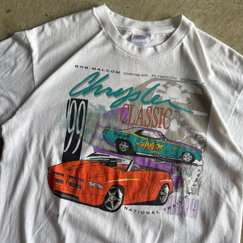 1999 Norwalk Raceway Chrysler Classic Mopar White T Shirt (L)