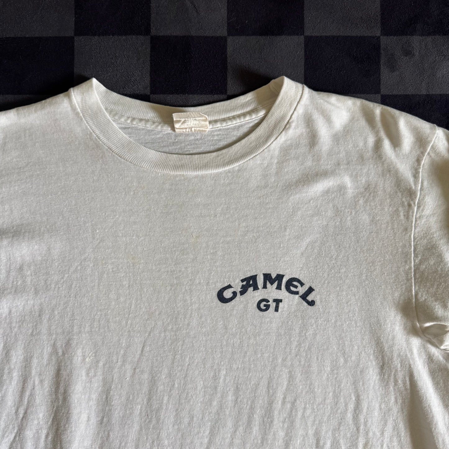 Vintage 80s Porsche Camel GT Le Mans T-Shirt Longsleeve Large
