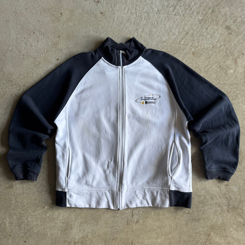 2000s Porsche Selection Michelin Supercup Navy White Jacket (L)
