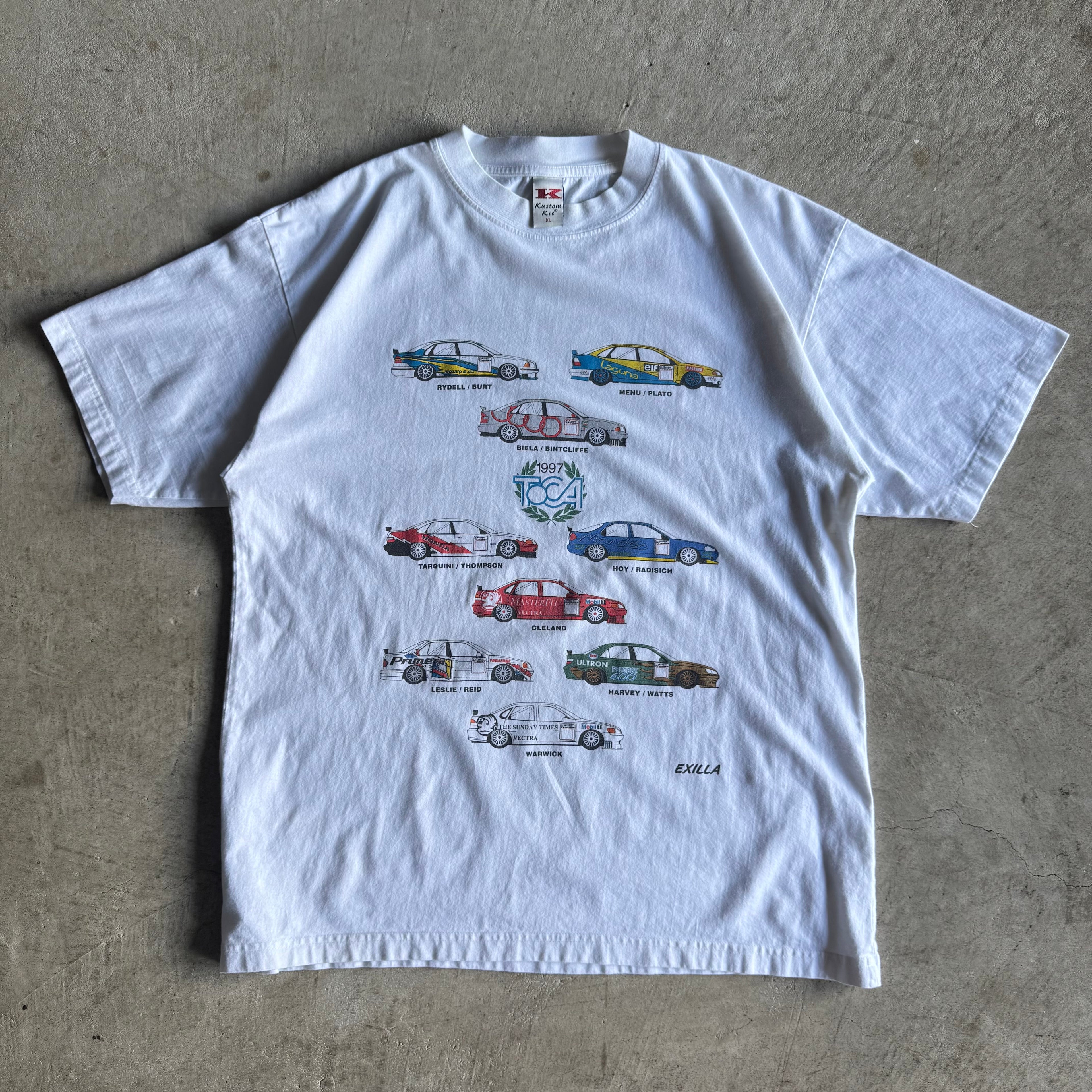 1997 TOCA Touring Car Championship Grid T Shirt (XL)