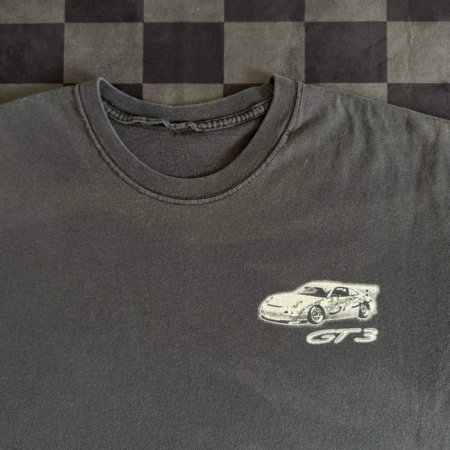 Porsche 997.1 GT3 Cup Car Black T Shirt Large