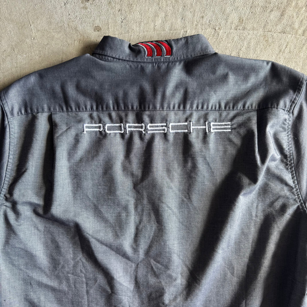Porsche Yokohama GT3 Cup Racing Grey Button Up Shirt (XL)