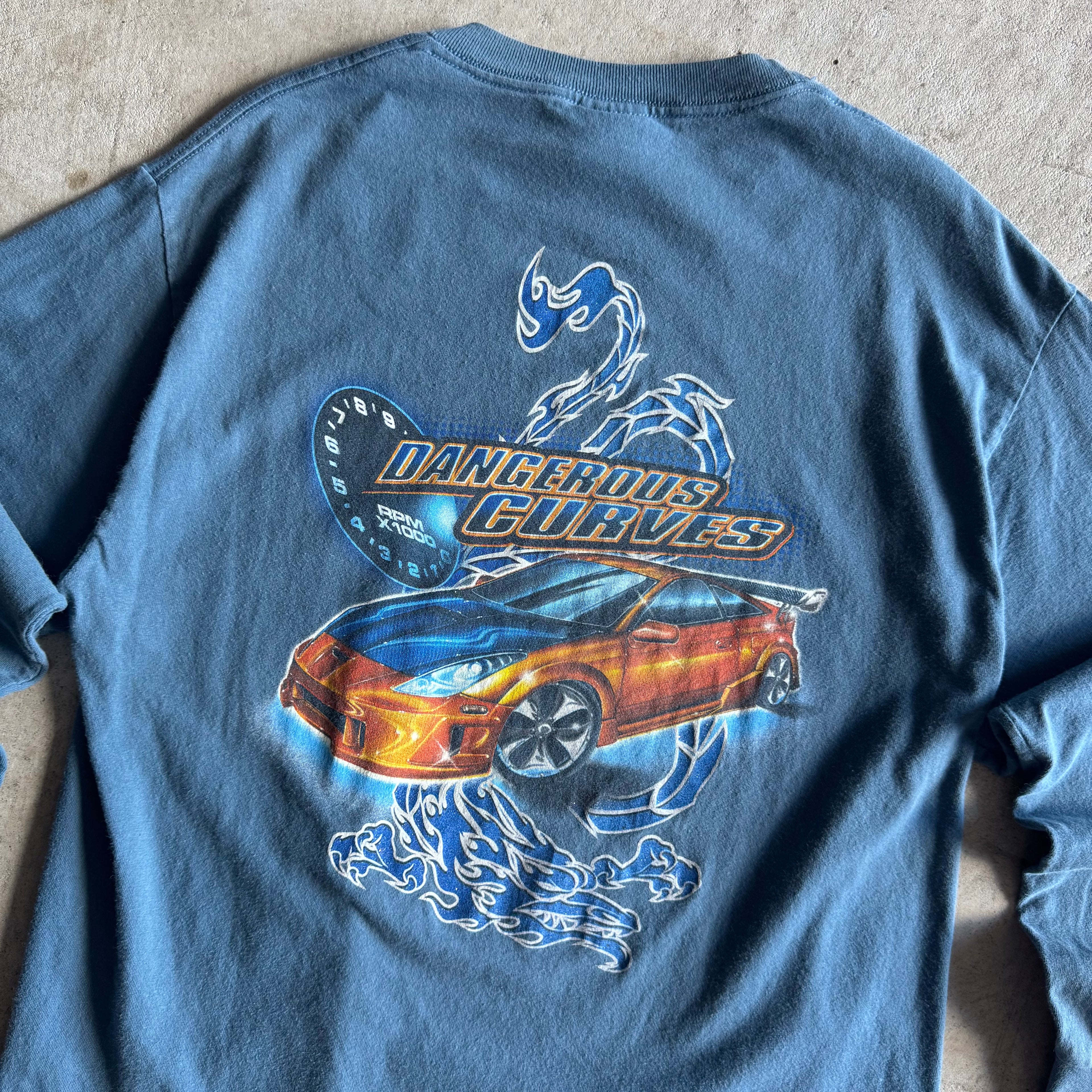 2000s 2Phast Street Racing Toyota Celica Tuner Longsleeve Shirt (L)
