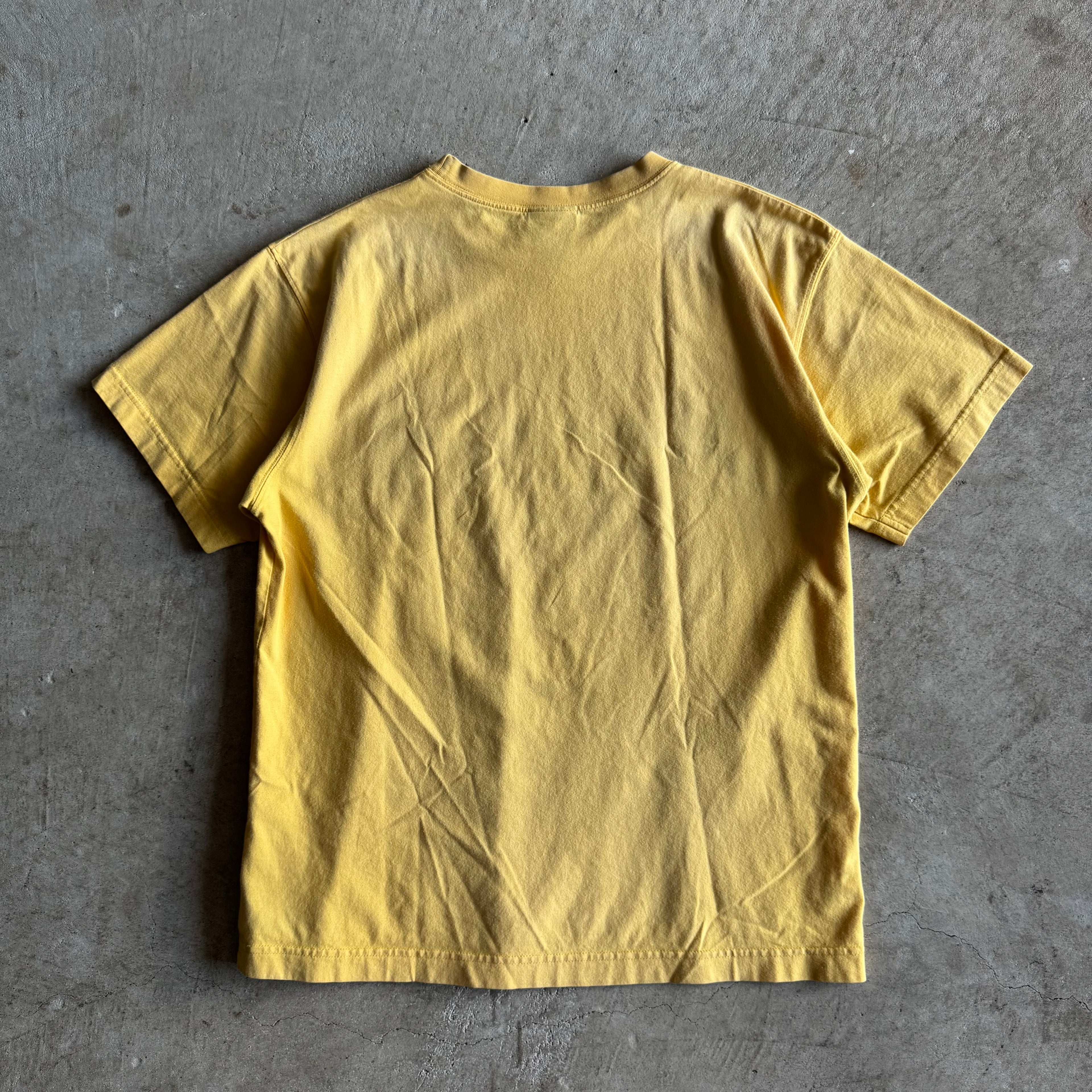 2000s Porsche Selection Spellout Yellow T Shirt (S)