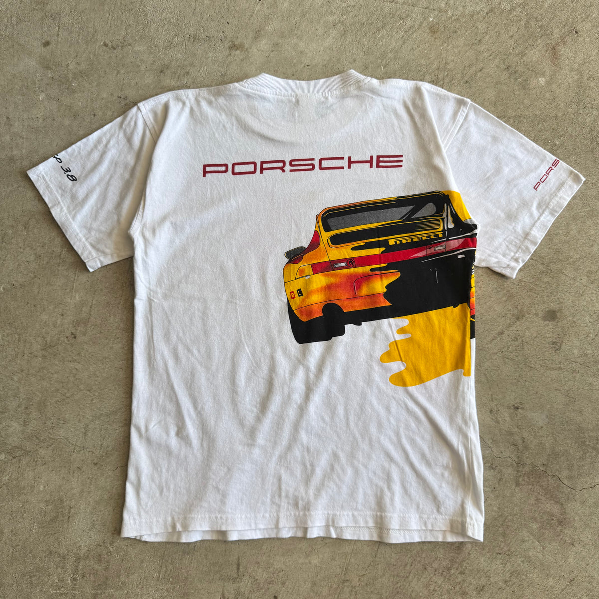 90s Porsche 911 Carrera Supercup White T Shirt (L)