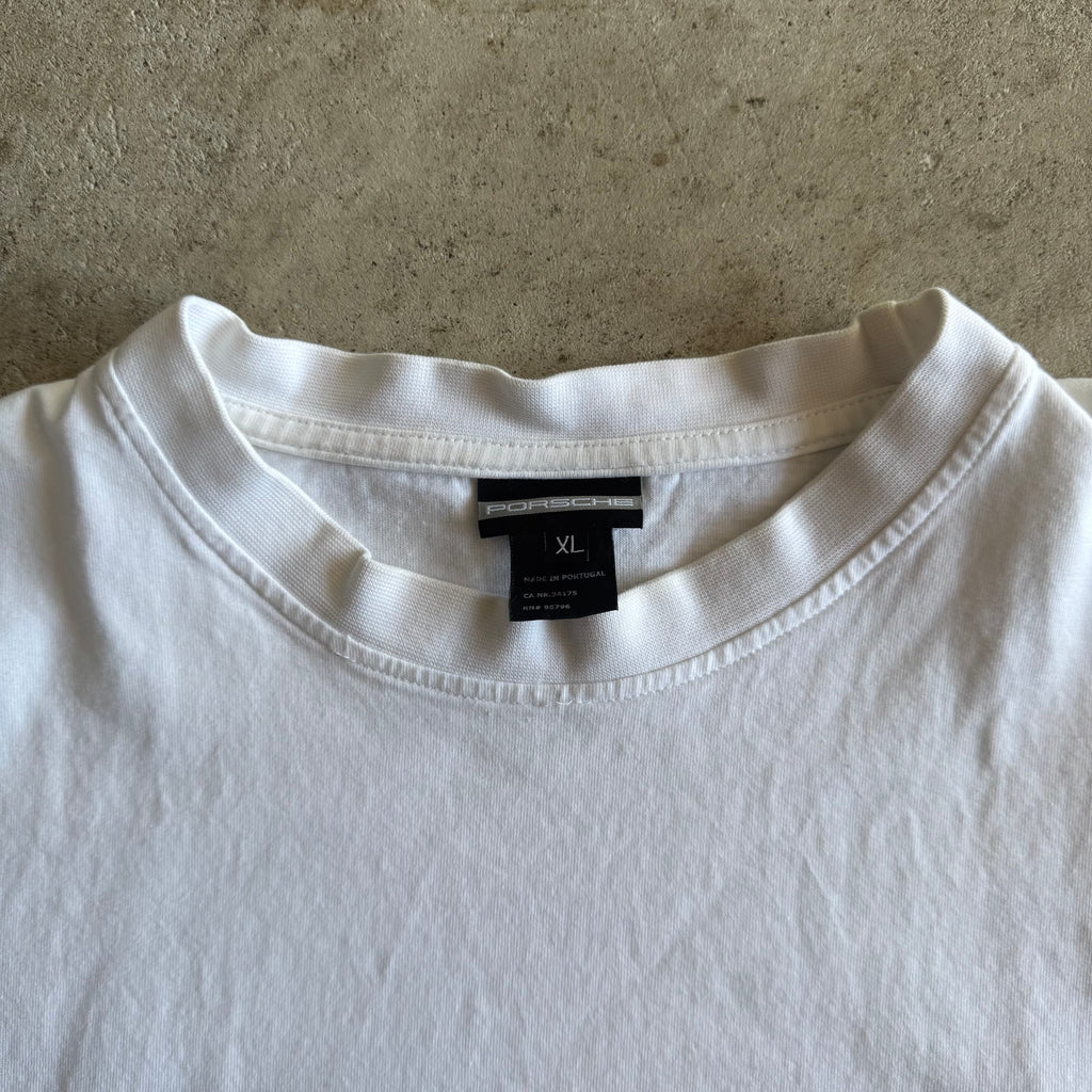 2000s Porsche Selection 911 Carrera AOP White T Shirt (XL)