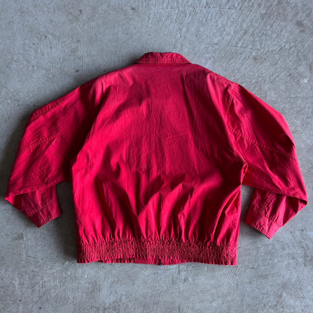 90s BBS Motorsport Ferrari Scuderia Red Coach Jacket (L)
