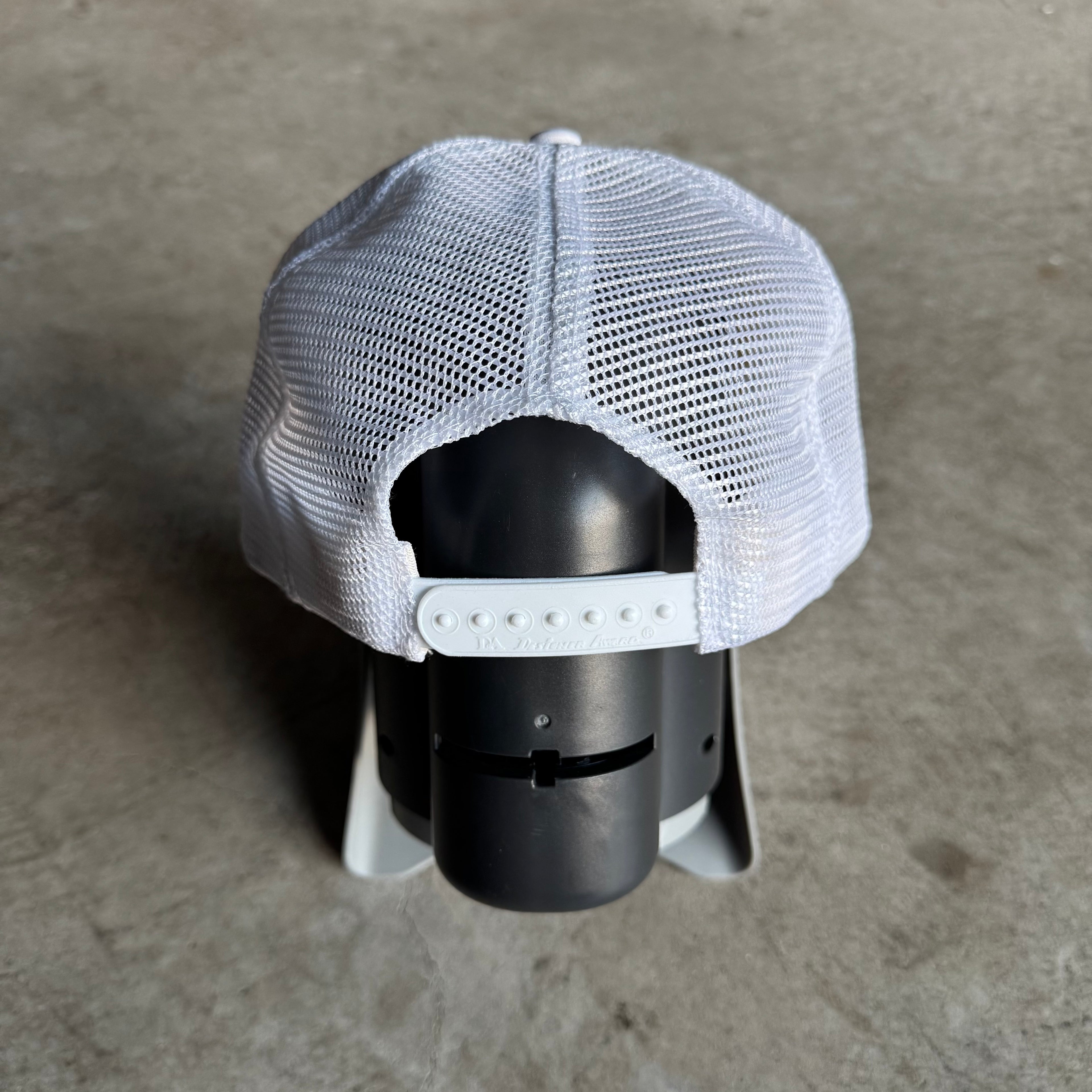 90s Porsche Quaker State White Mesh Trucker Hat