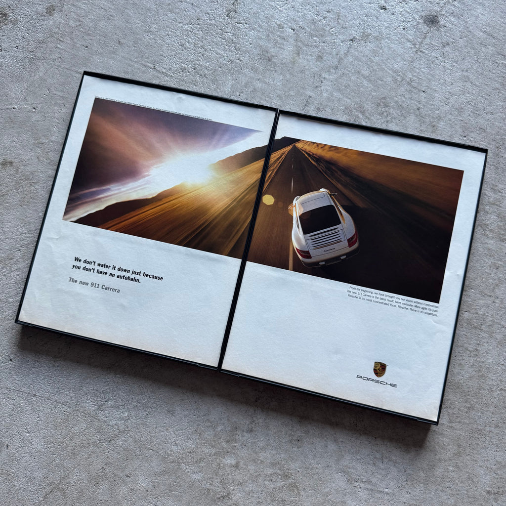 2004 Porsche The New 911 Carrera Framed Advertisement