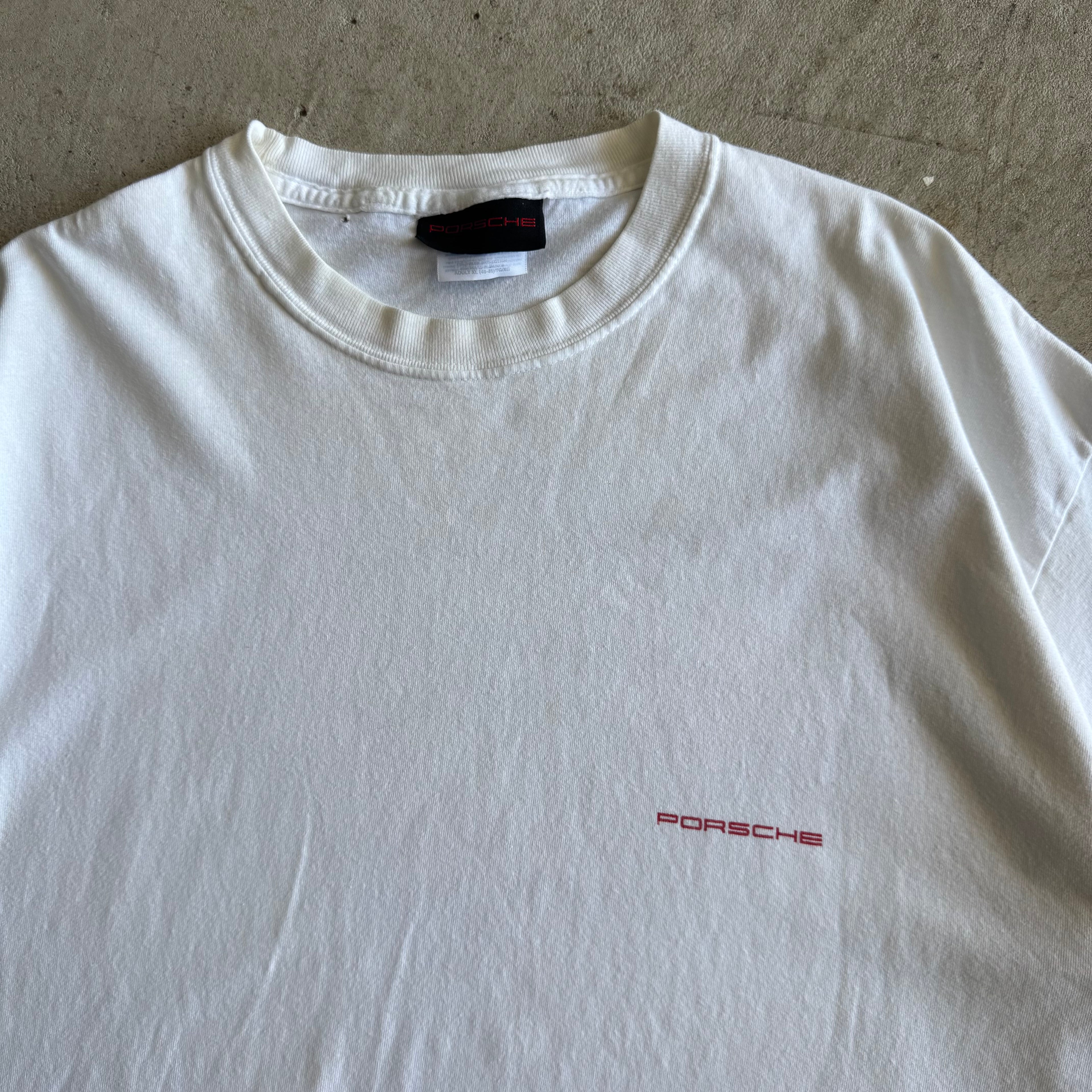 90s Porsche Selection Legends of Le Mans White T Shirt (XL)