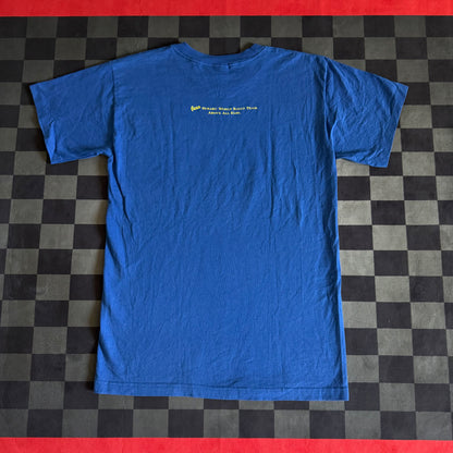 Vintage 90s Subaru 555 Rally Racing Blue T Shirt Size Large