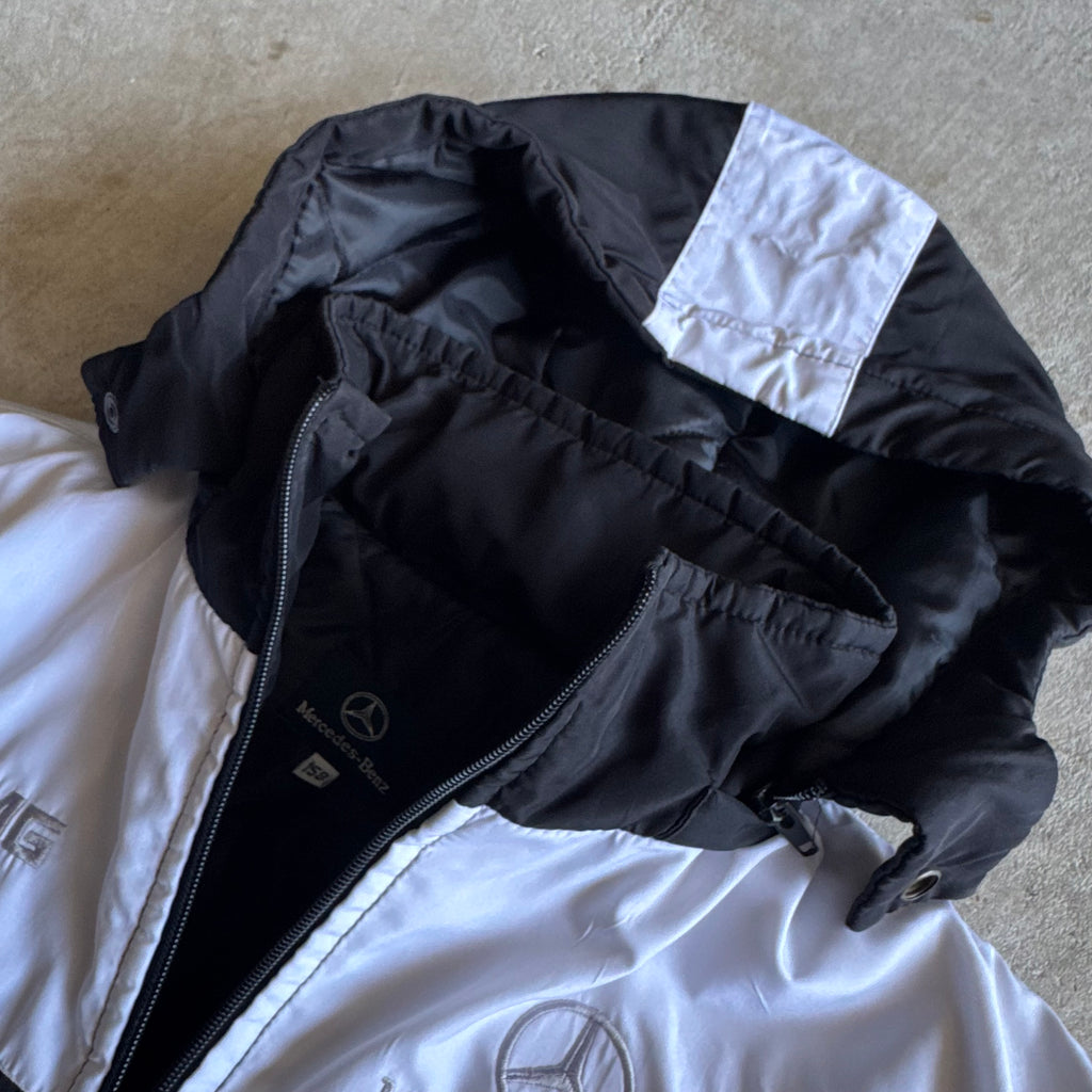 90s Mercedes AMG D2 Black White Jacket (S)