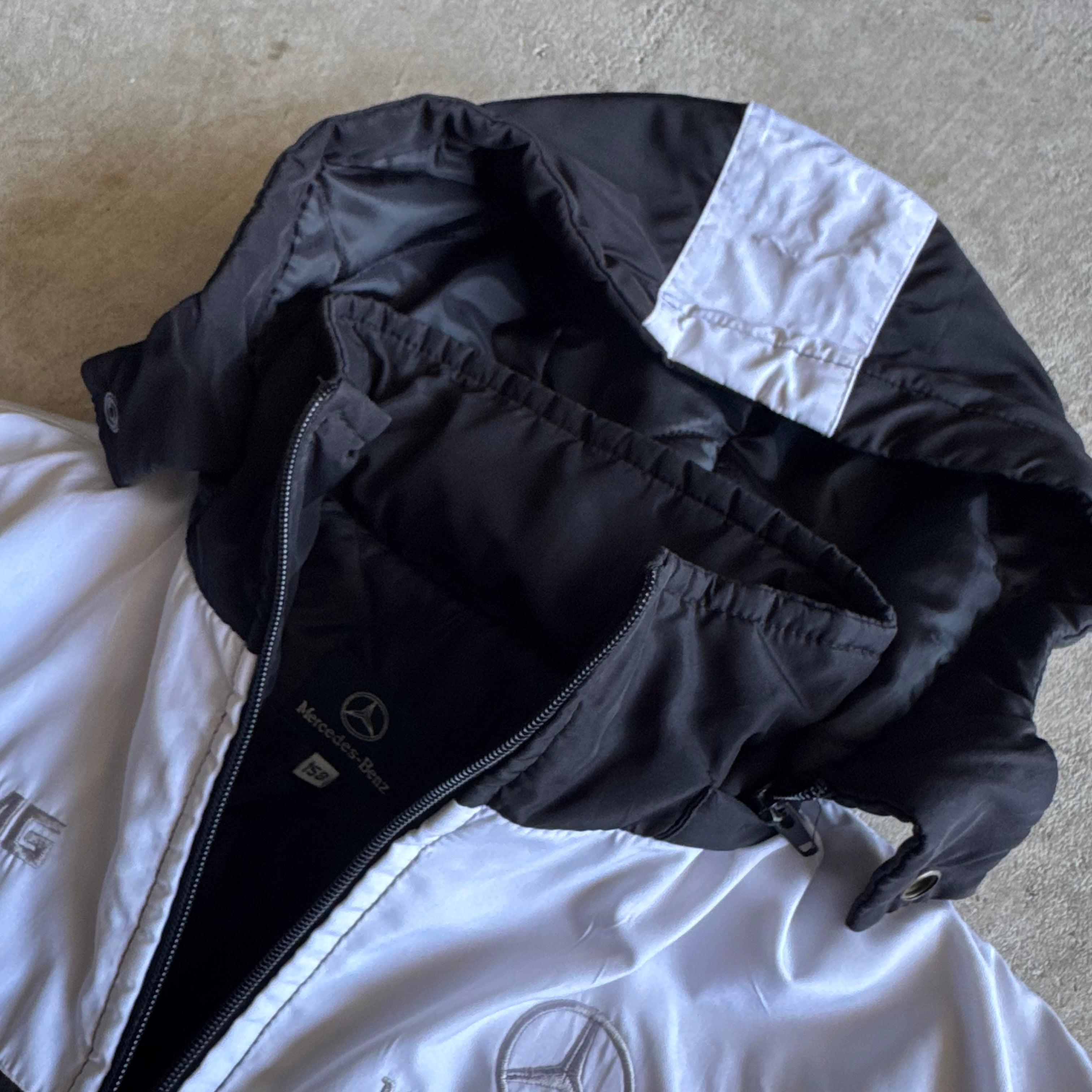 90s Mercedes AMG D2 Black White Jacket (S)