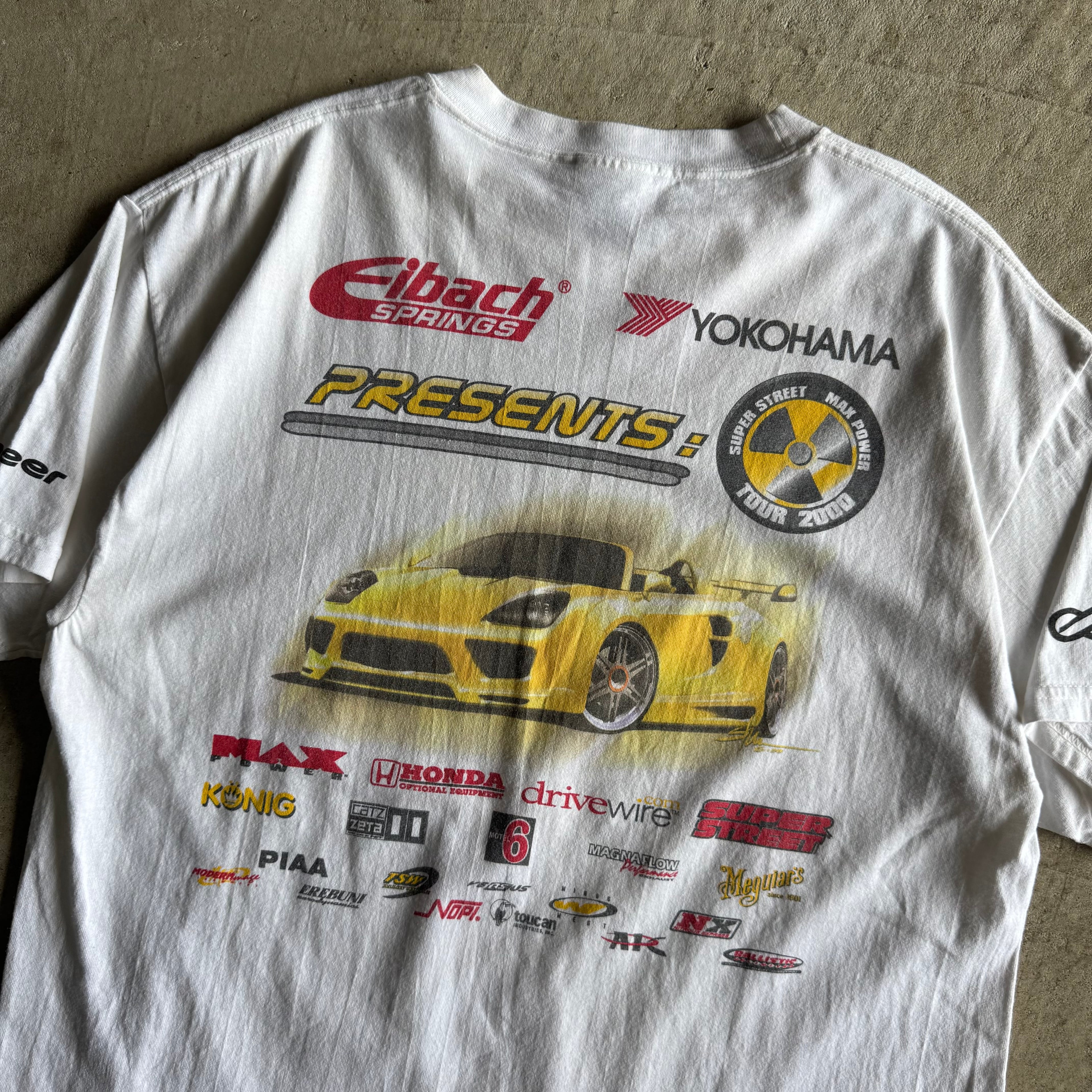 2000 Super Street Tour Yokohama Eibach White T Shirt (L)