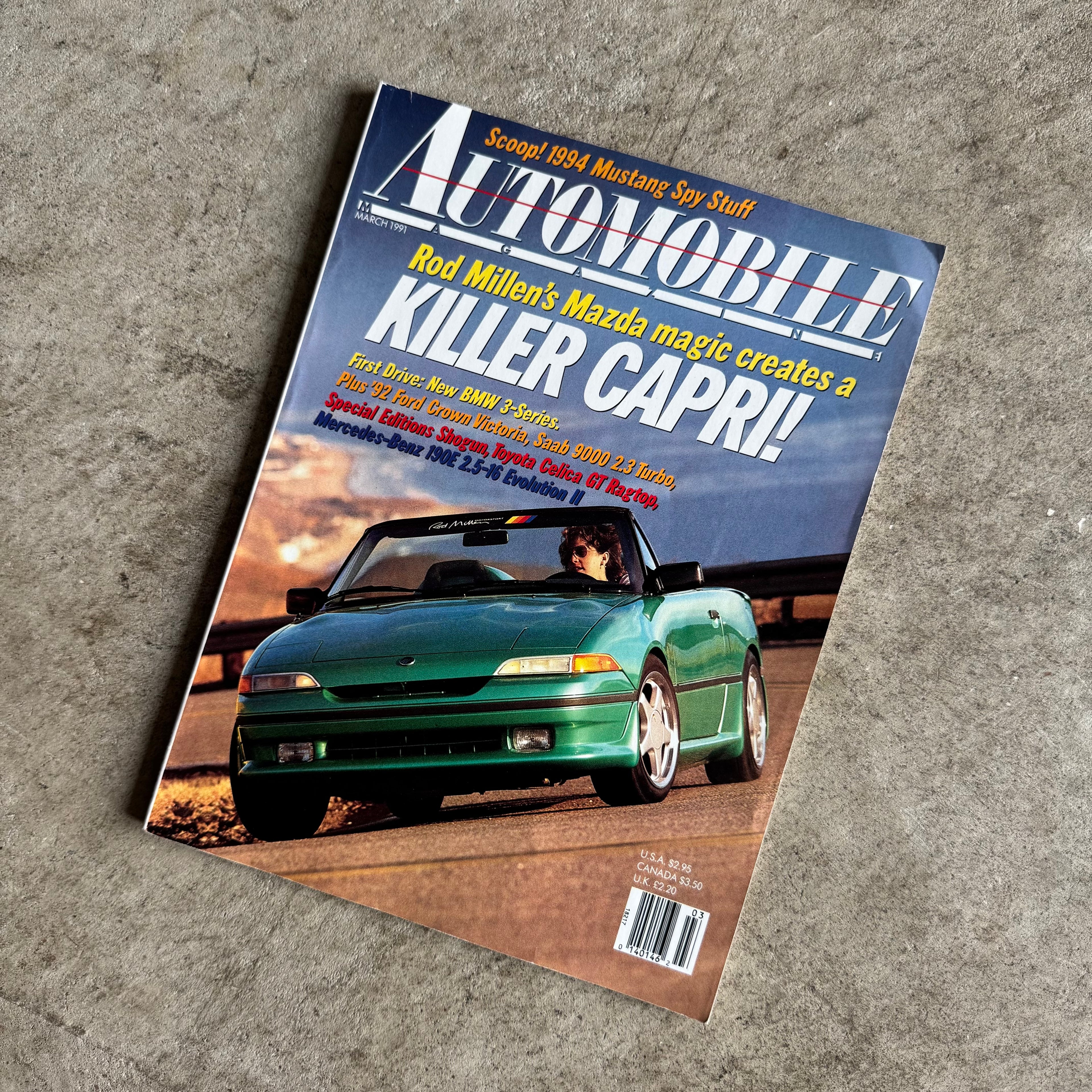 Automobile Magazine March 1991 Volume 5 No. 12