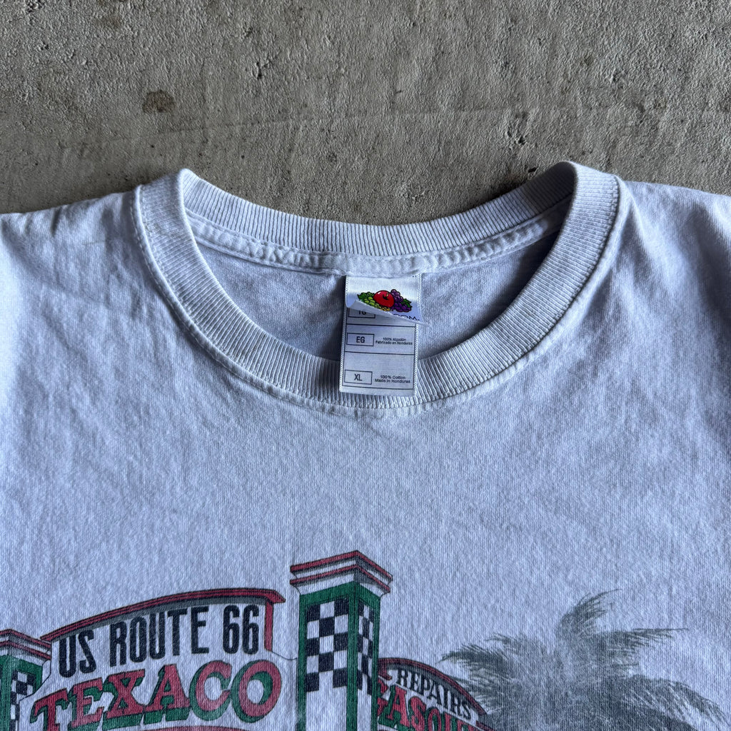 1995 '57 Chevy Chevelle US Route 66 White T Shirt (XL)