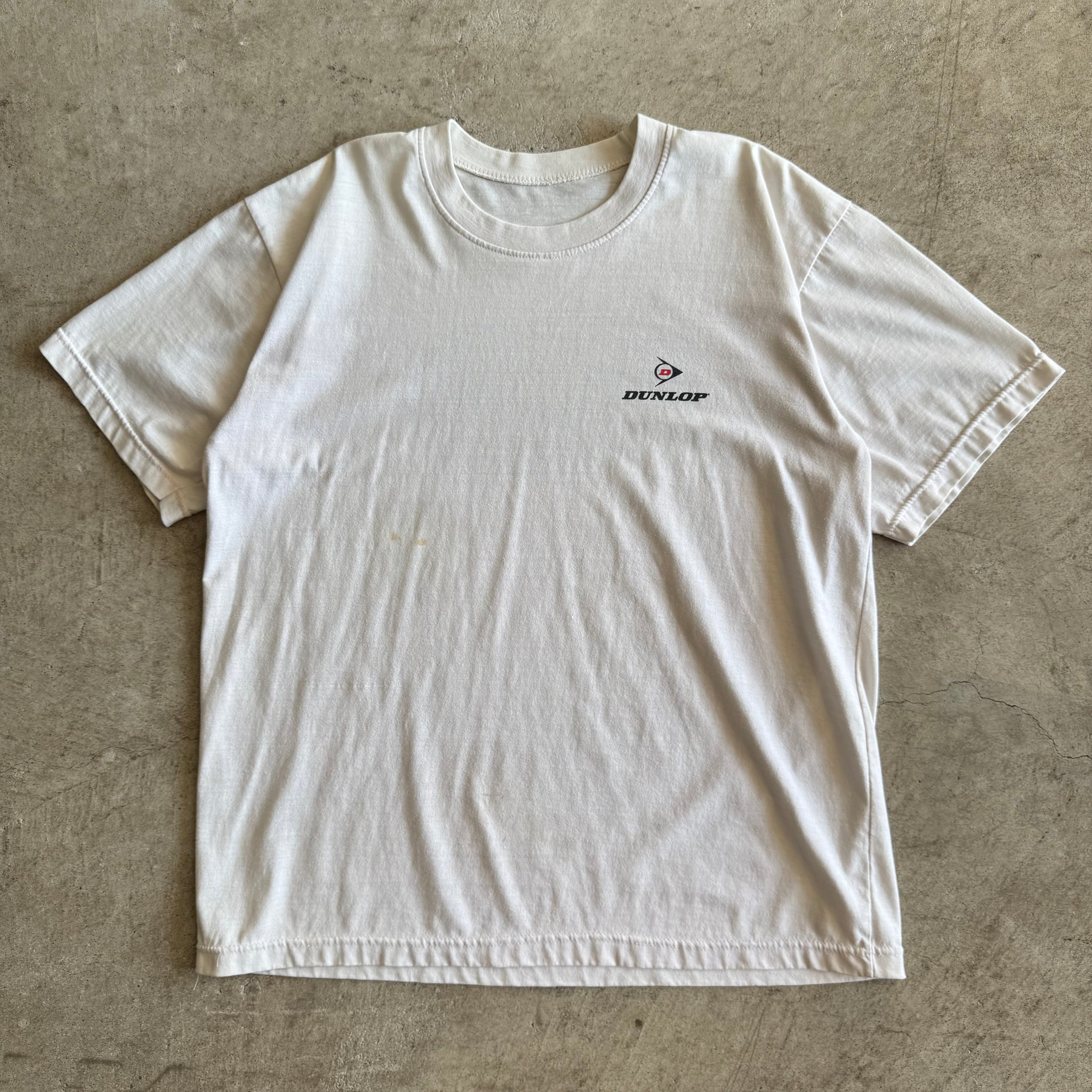 2000s Porsche 997 Dunlop Kaan Yang White T Shirt (L)