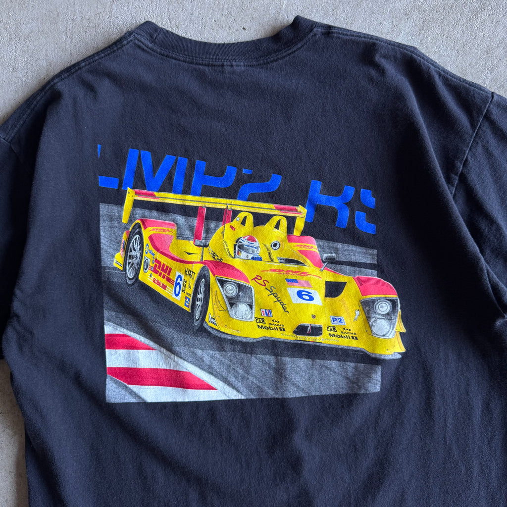 2000s Porsche RS Spyder LMP2 Black T Shirt (L)