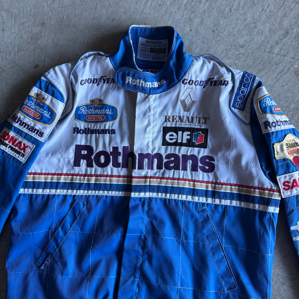 90s Sparco Rothmans Elf Renault F1 Race Jacket (L)