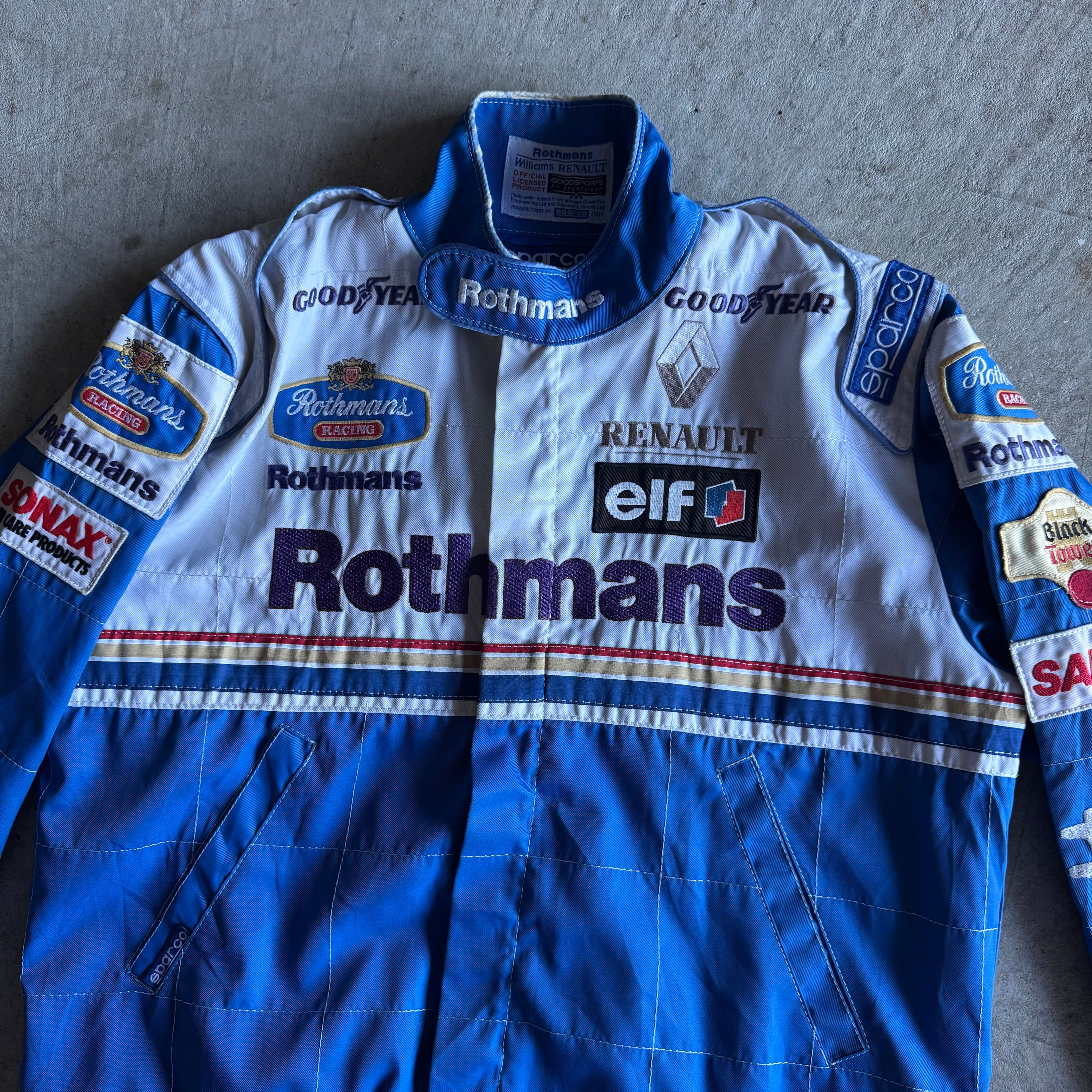 90s Sparco Rothmans Elf Renault F1 Race Jacket (L)