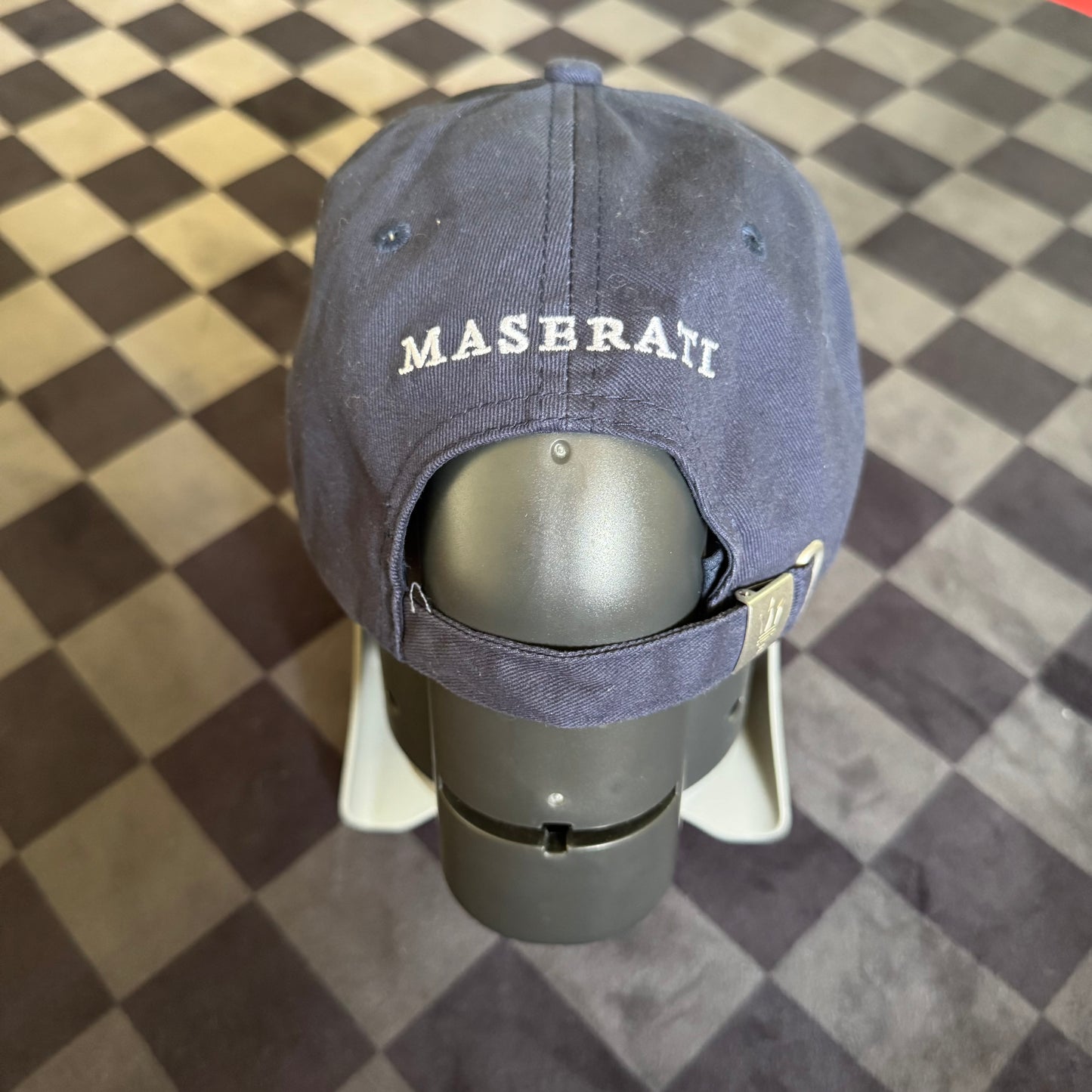 Vintage Maserati Navy Strapback Hat Cap