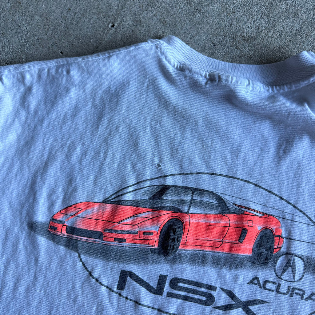 90s Acura NSX White Distressed T Shirt (L)