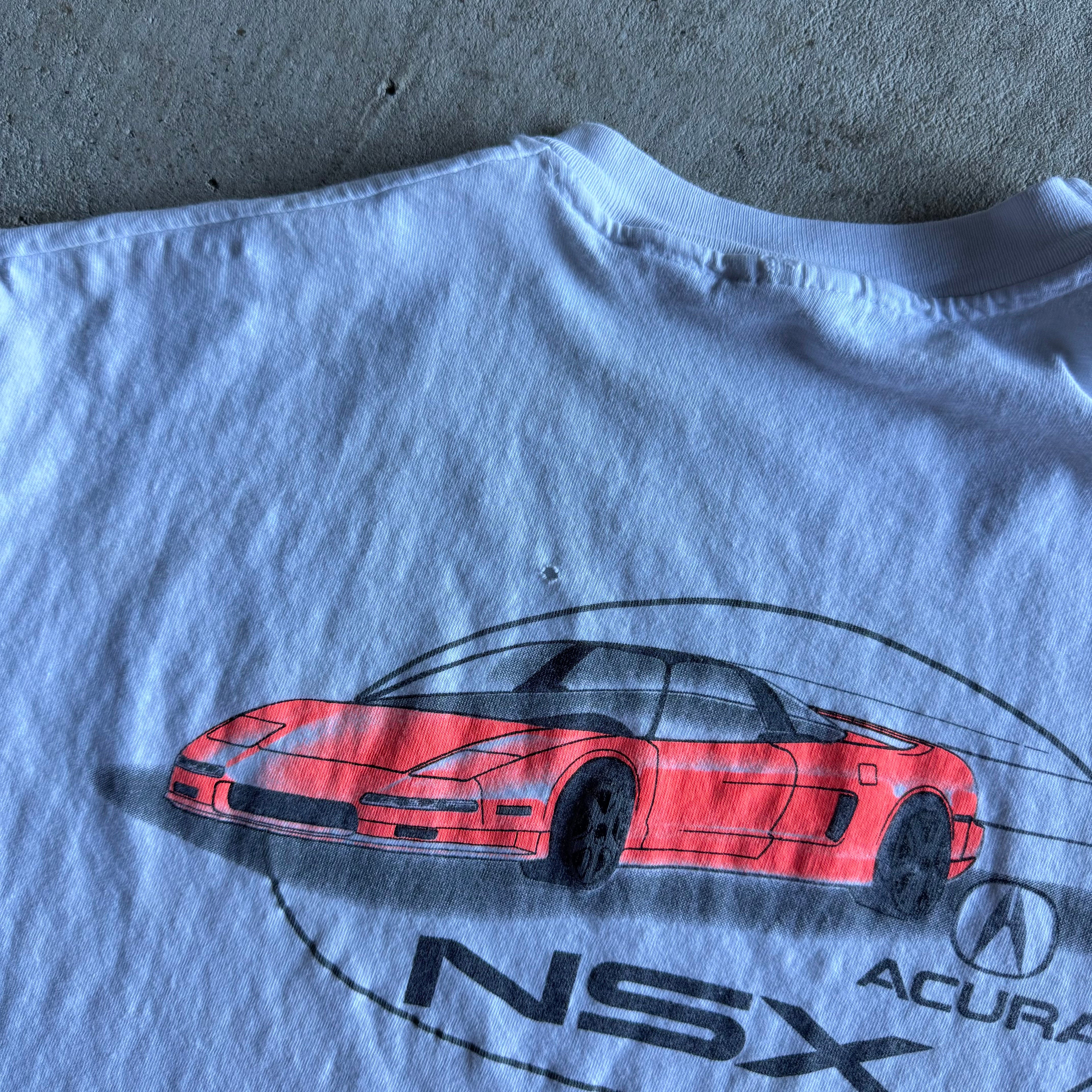90s Acura NSX White Distressed T Shirt (L)