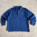 90s BMW Lifestyle M Power Blue Polo Rugby Longsleeve (M)