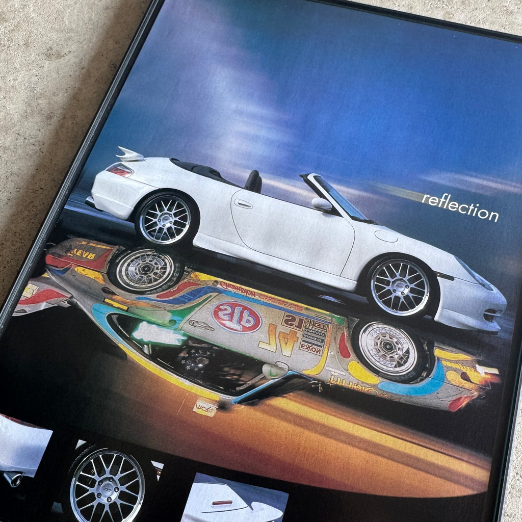 90s Porsche Champion Motorsport Framed Advertisement