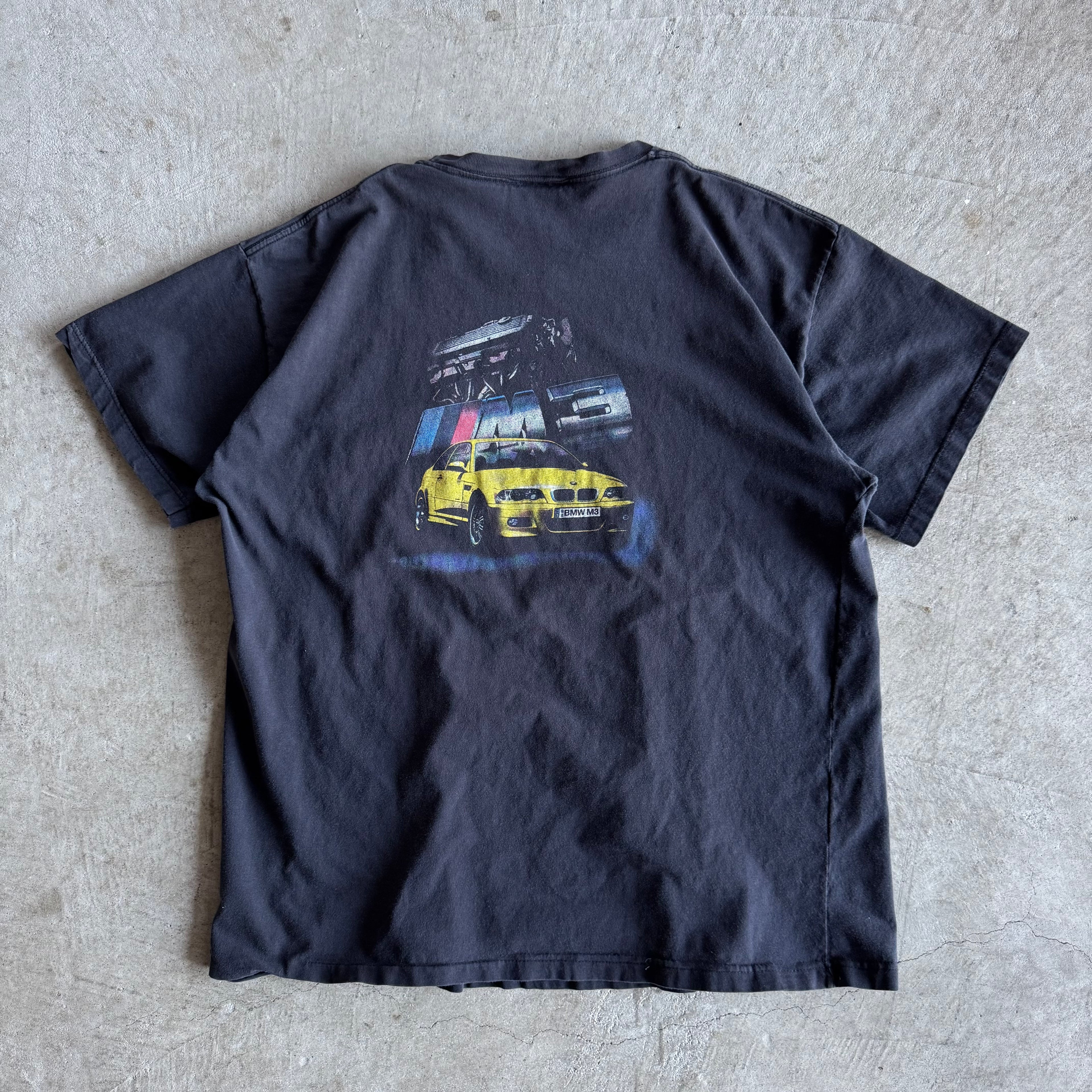 2000s BMW Lifestyle E46 M3 Black Pocket T Shirt (L)