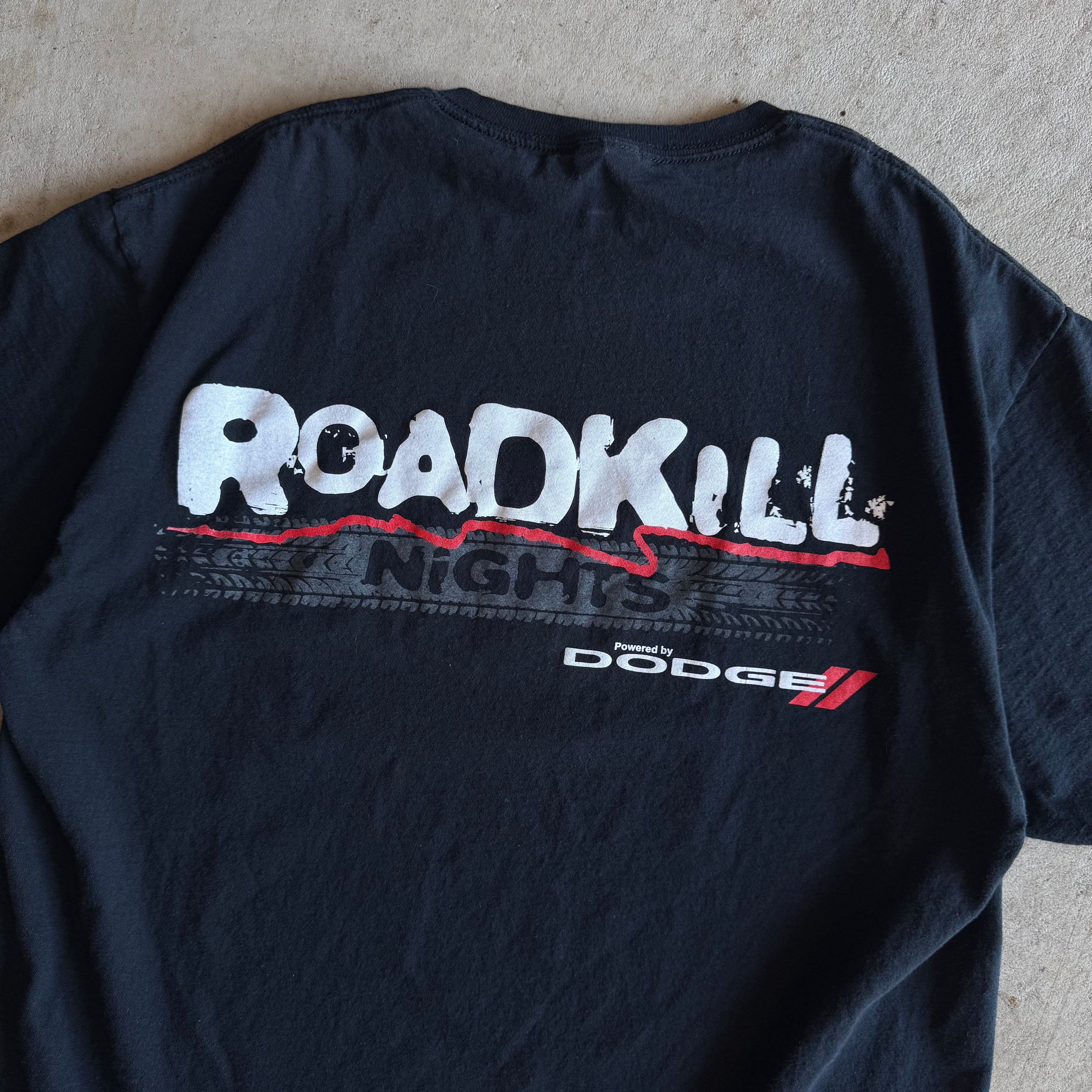 Roadkill Nights Racing Dodge Challenger T Shirt (L)