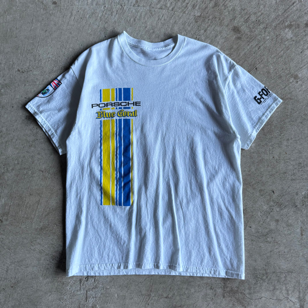 90s Porsche Blue Coral 935 K3 Champions T Shirt (L)