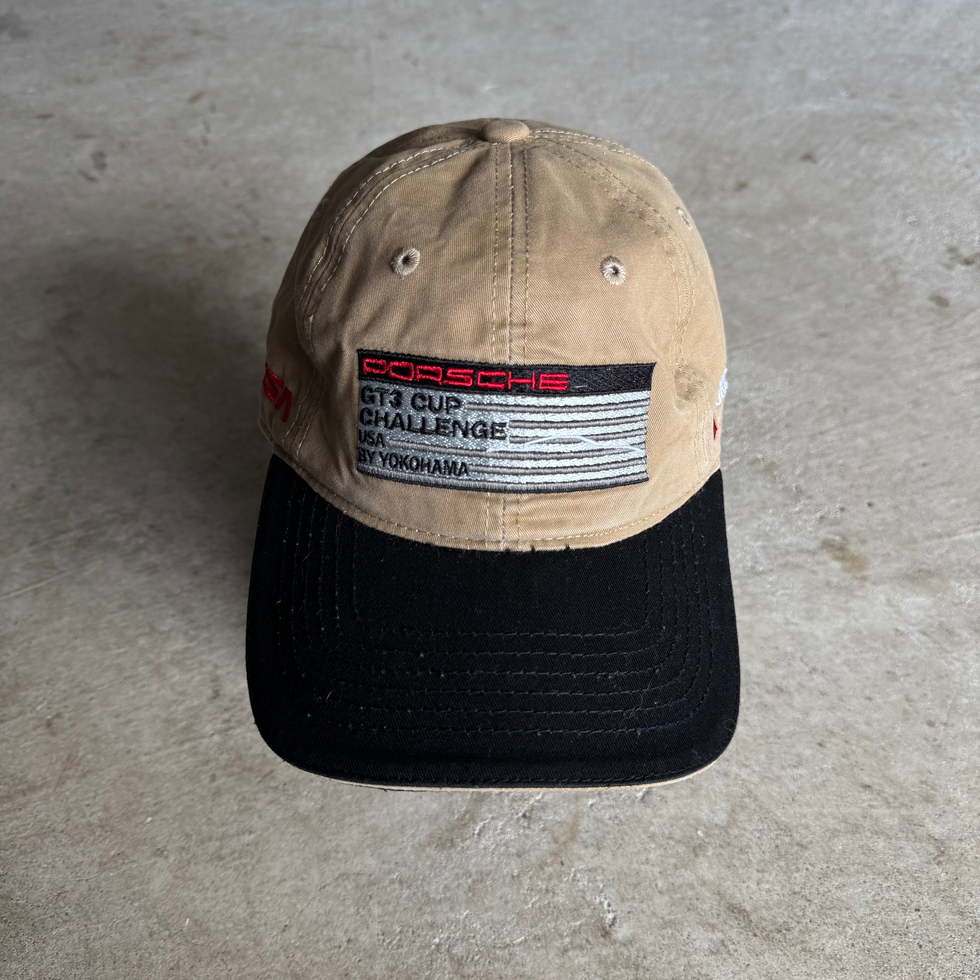 Porsche Yokohama GT3 Cup Podium Khaki Strapback Hat