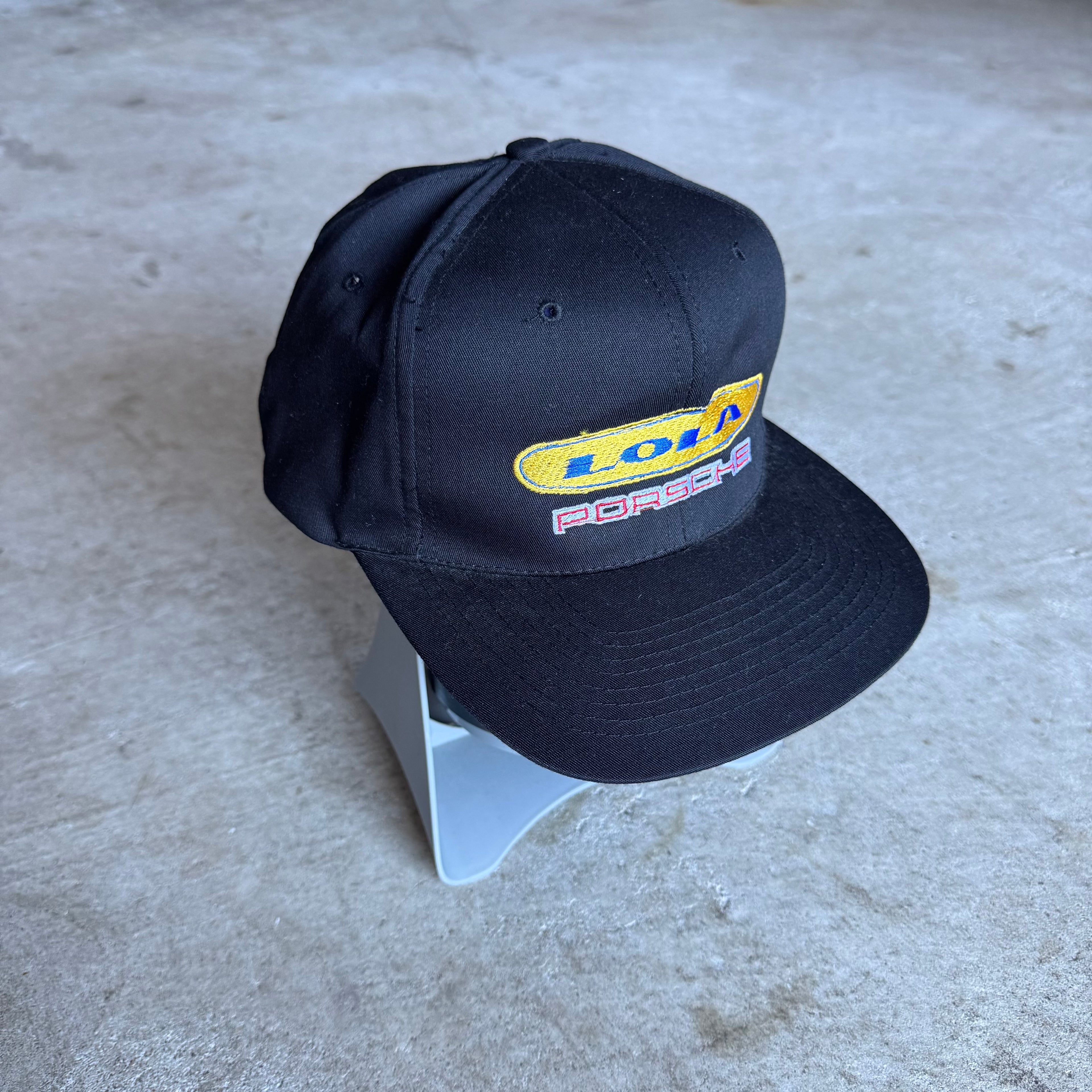 2000 Lola Porsche Racing Black Snapback Hat