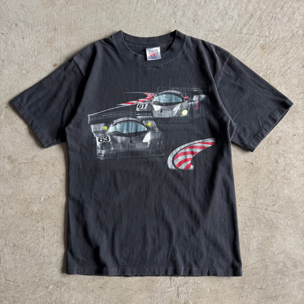 80s Sauber Mercedes C9 Black T Shirt (L)