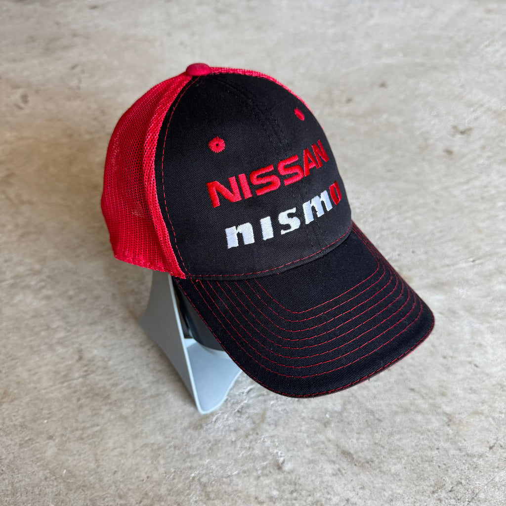 2000s Nissan Nismo Red Black Trucker Hat