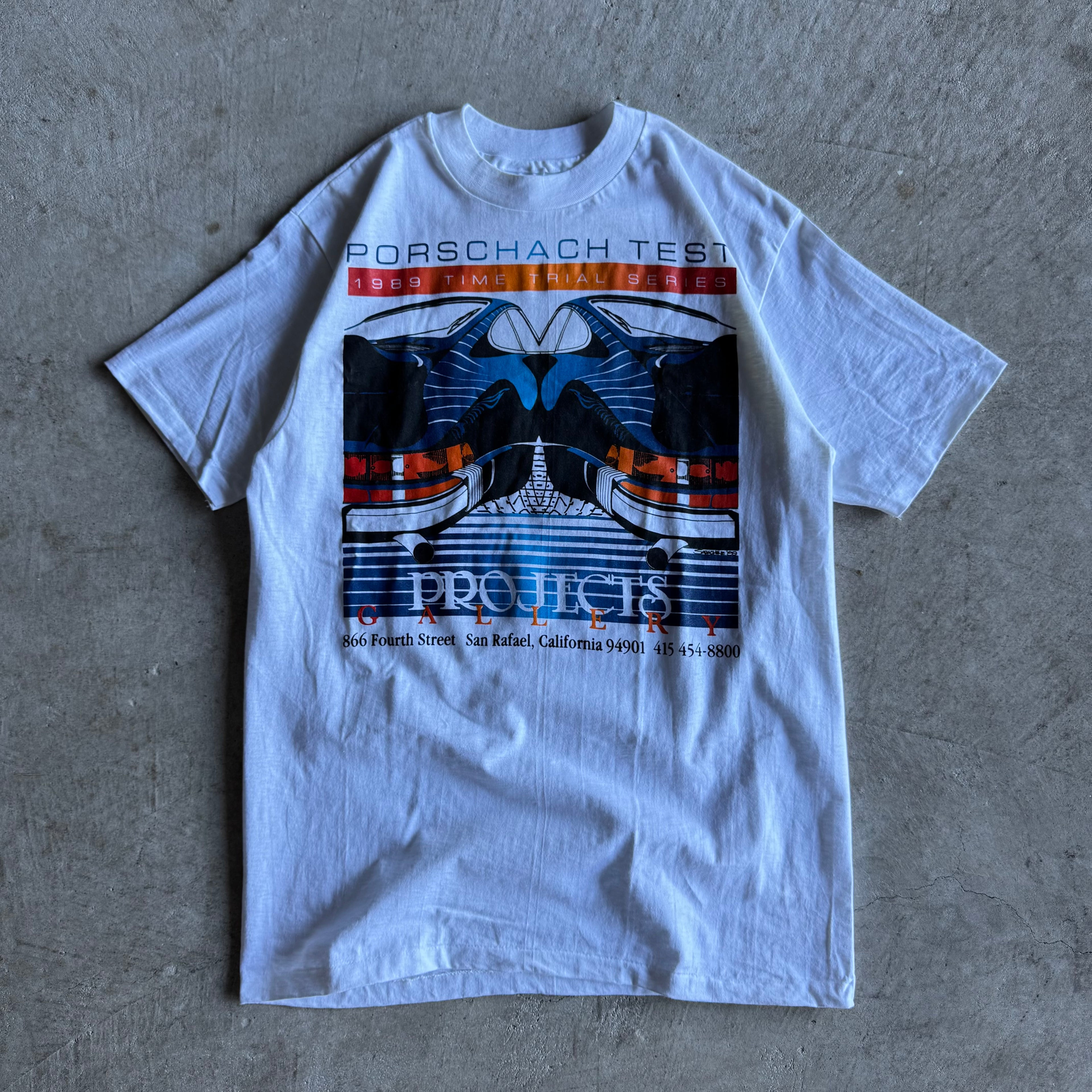 1989 Porschach Test Time Trials White T Shirt (XL)