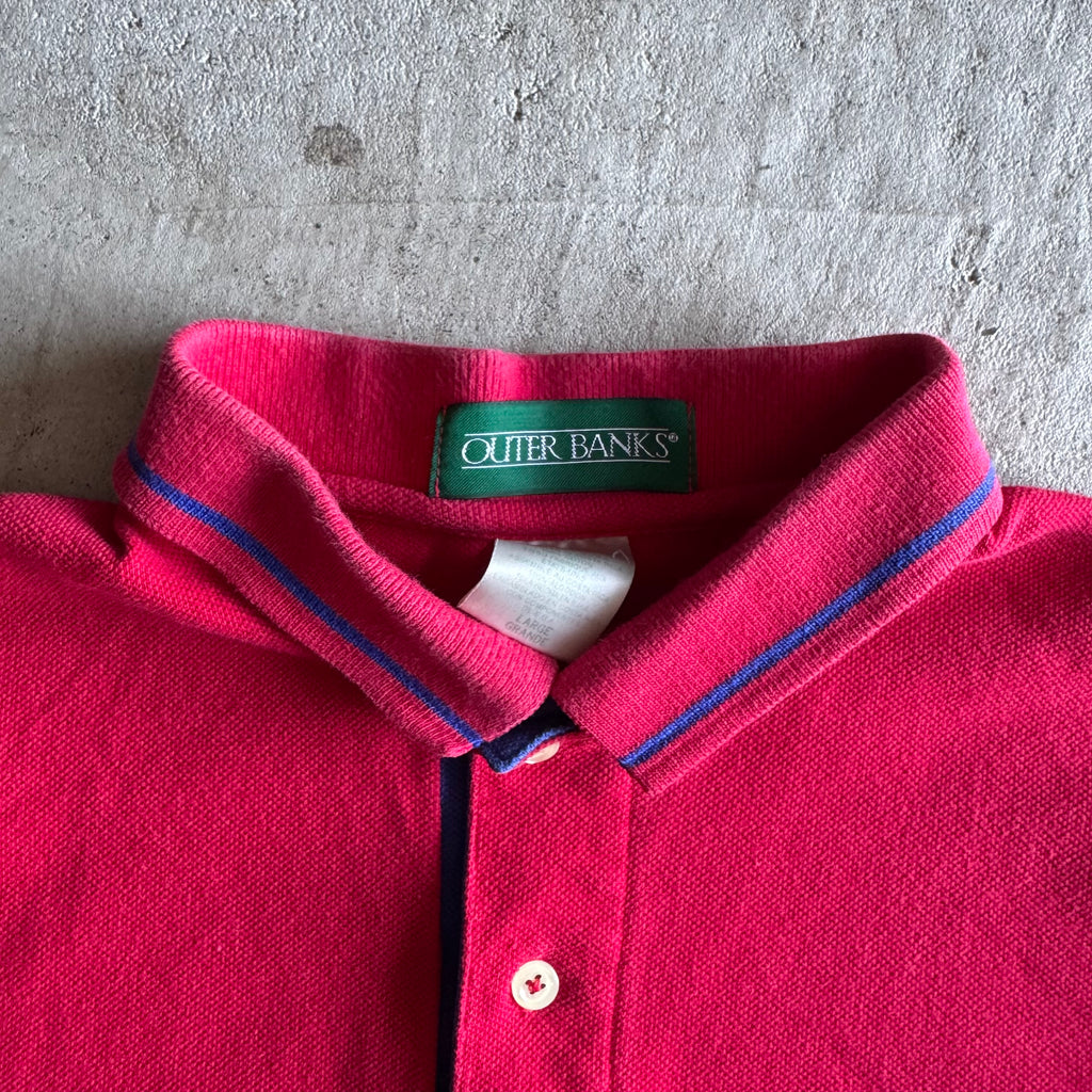 90s Toyota TRD Kanji Logo Embroidered Polo Shirt (L)