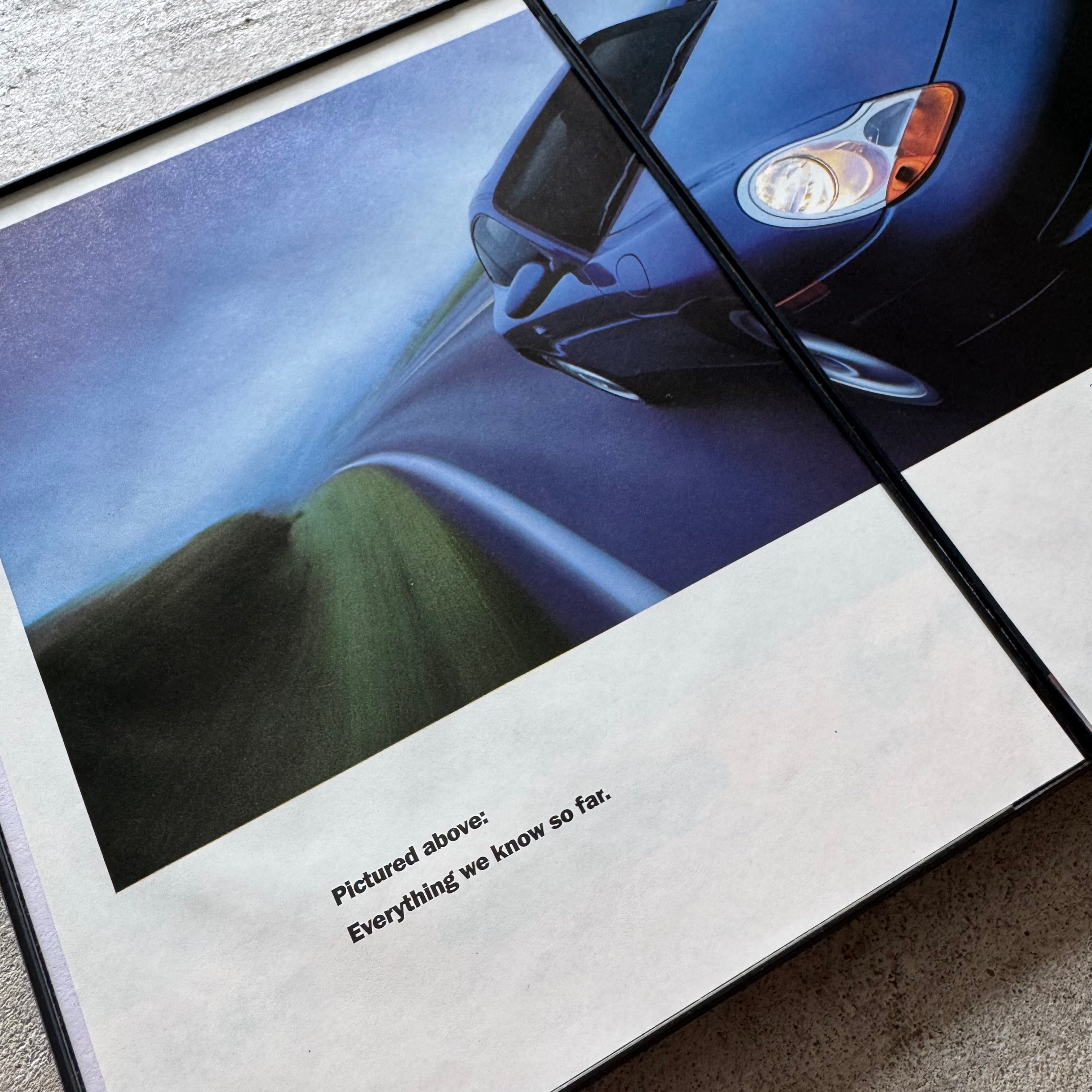 1998 Porsche Everything We Know Framed Advertisement
