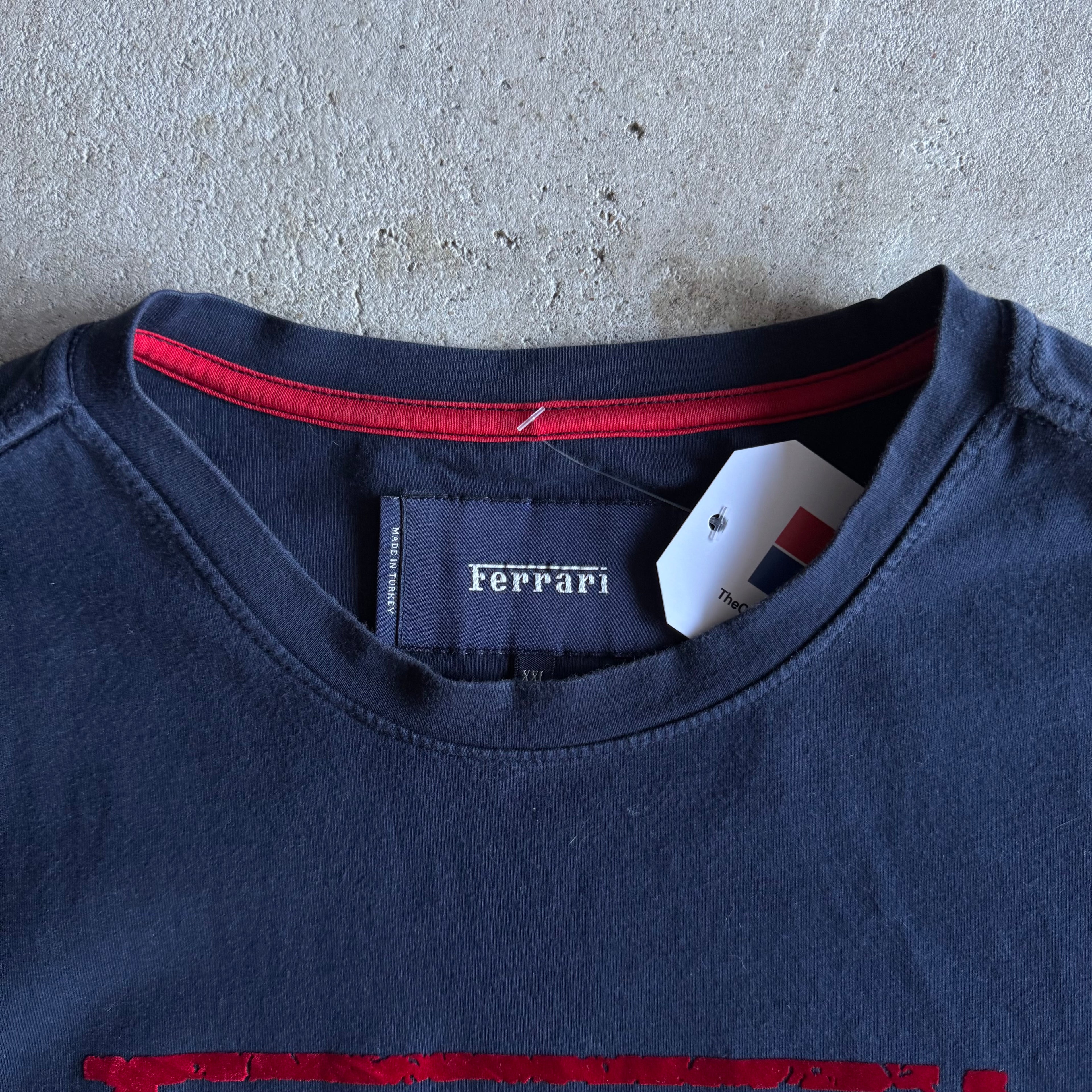 1999 Ferrari Evolution of Symbol Navy T Shirt (XL)