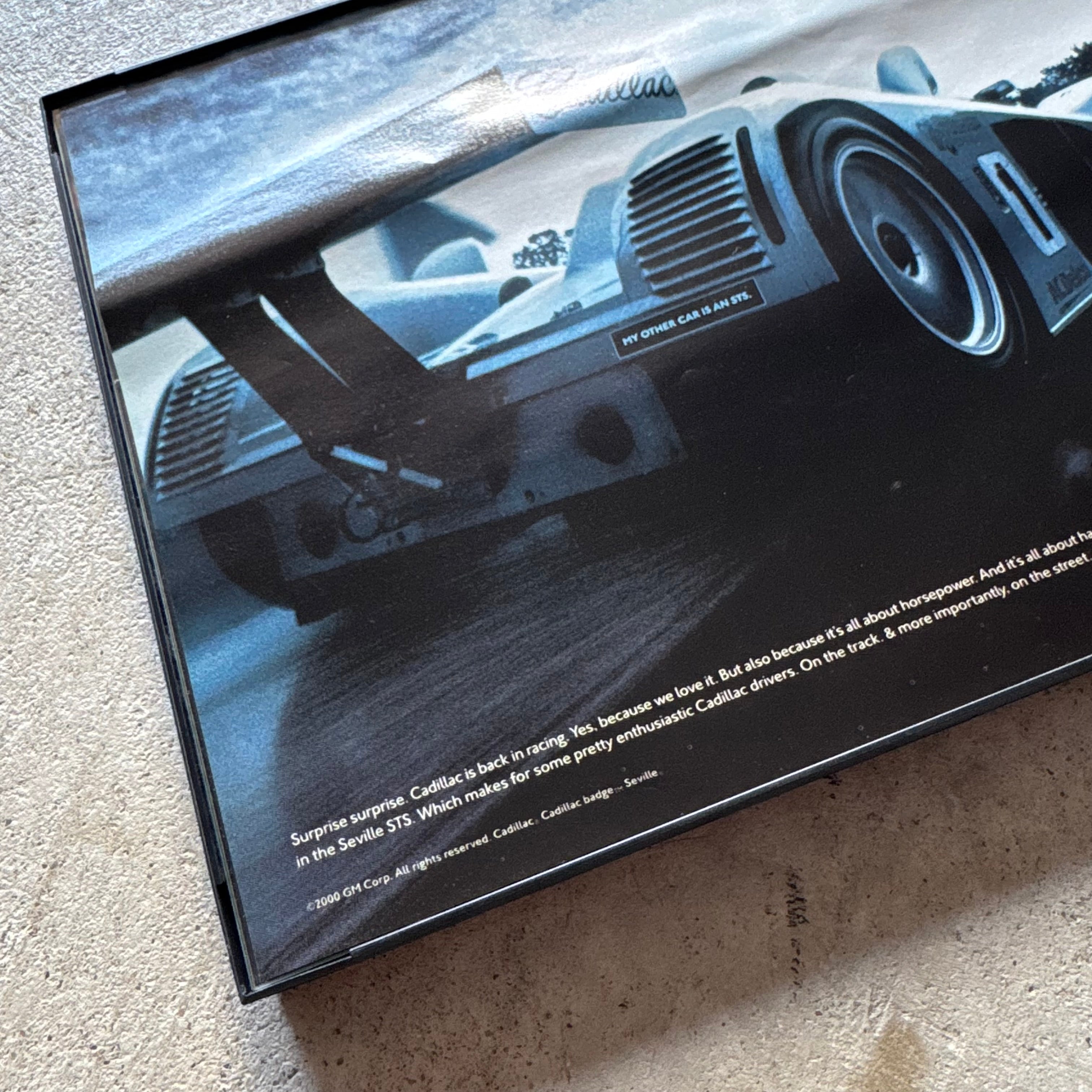 2000s Cadillac Racing LMP Framed Advertisement