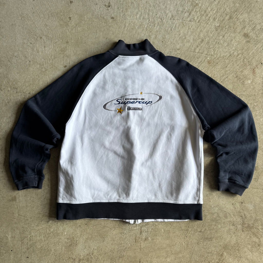 2000s Porsche Selection Michelin Supercup Navy White Jacket (L)