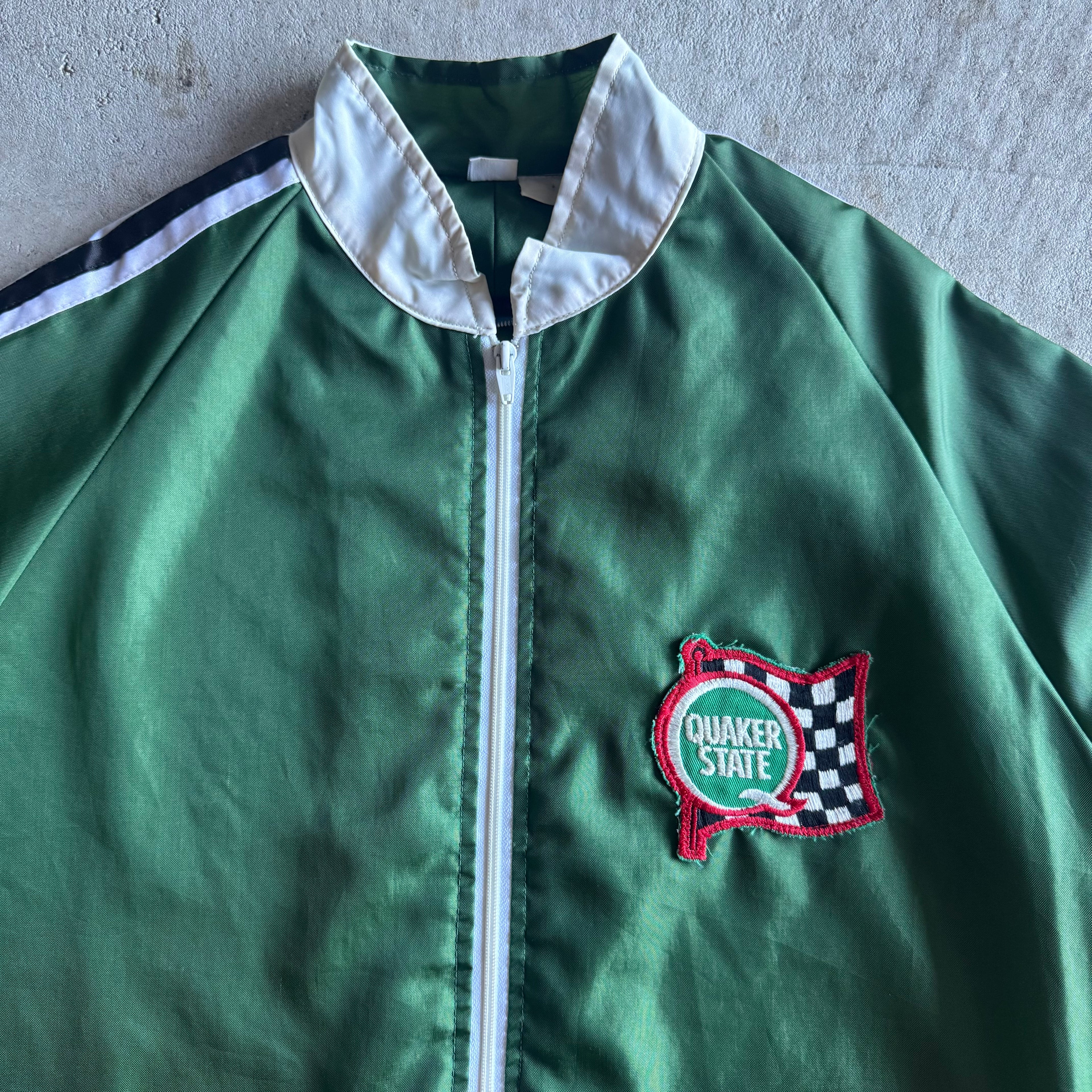 Vintage 80s Quaker State Indycar Jacket Size XL