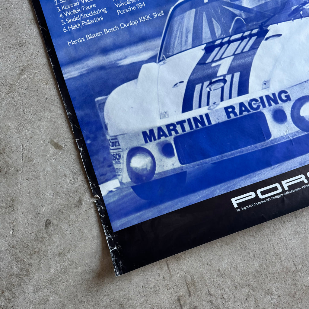 1977 Porsche 6 Hours of Brands Hatch 935 Victory Poster
