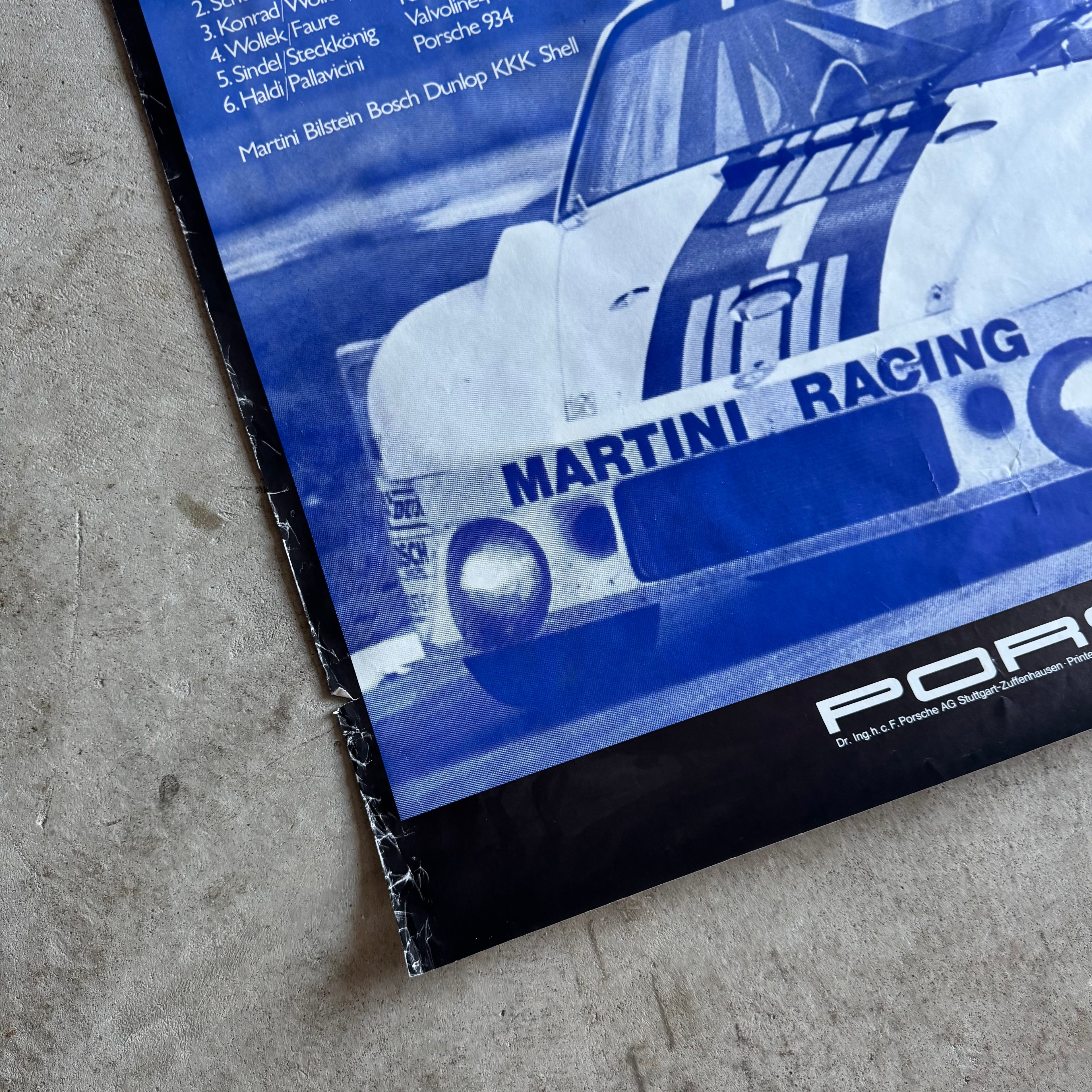 1977 Porsche 6 Hours of Brands Hatch 935 Victory Poster