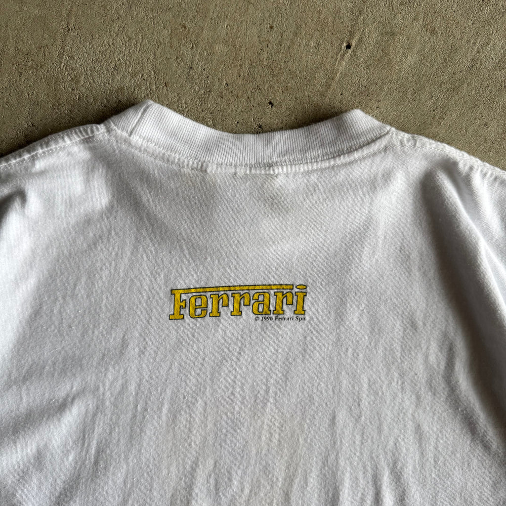 1996 Ferrari Scuderia Shield White T Shirt (S)