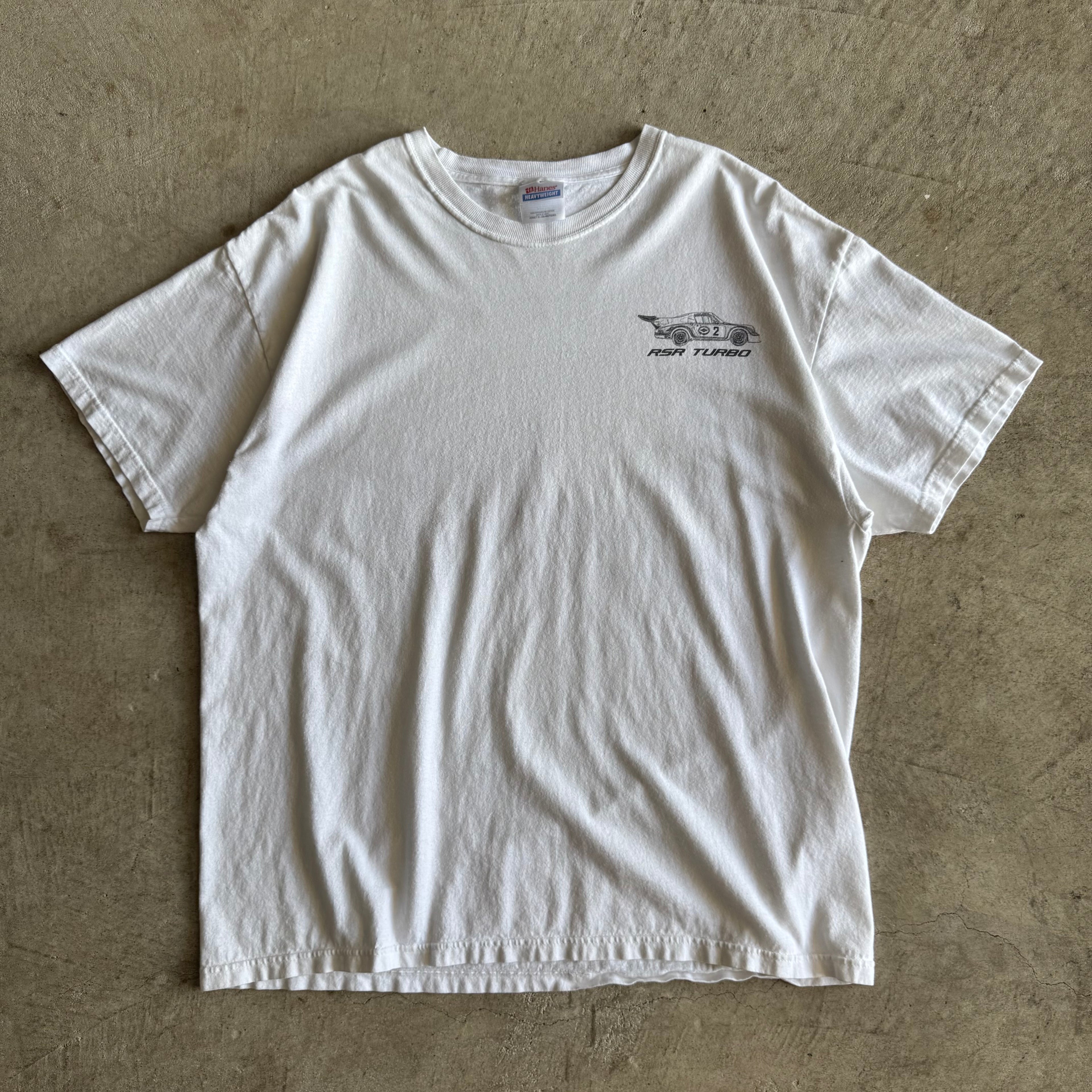 90s Porsche Martini Racing Turbo RSR White T Shirt (XL)