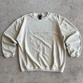 90s Porsche Selection Embroidered Beige Crewneck Sweater (L)